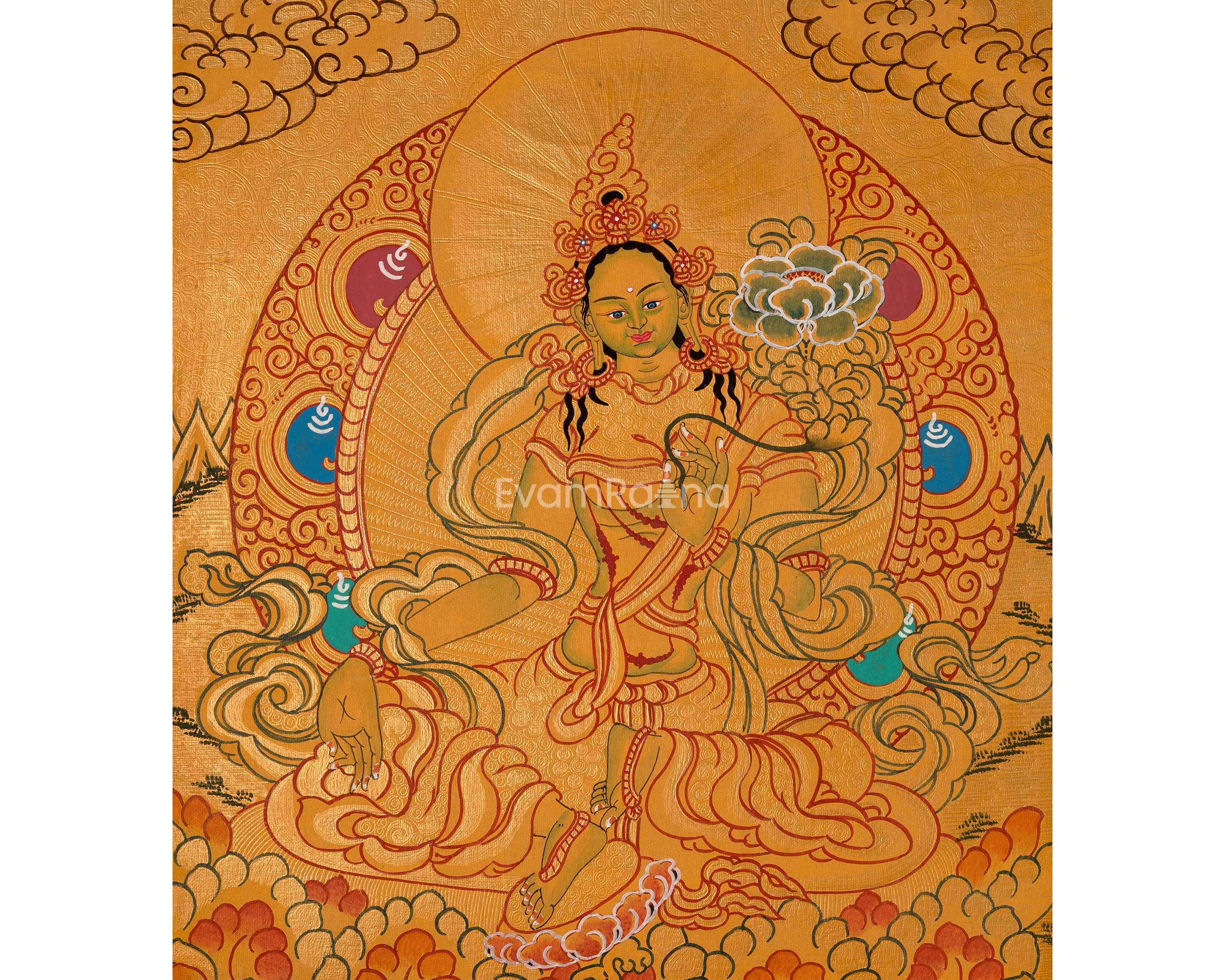 Goddess Green Tara Artwork | Protector, Healer & Symbol of Enlightened Action