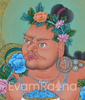 Mahasiddha Virupa Thangka | Tibetan Buddhist Master