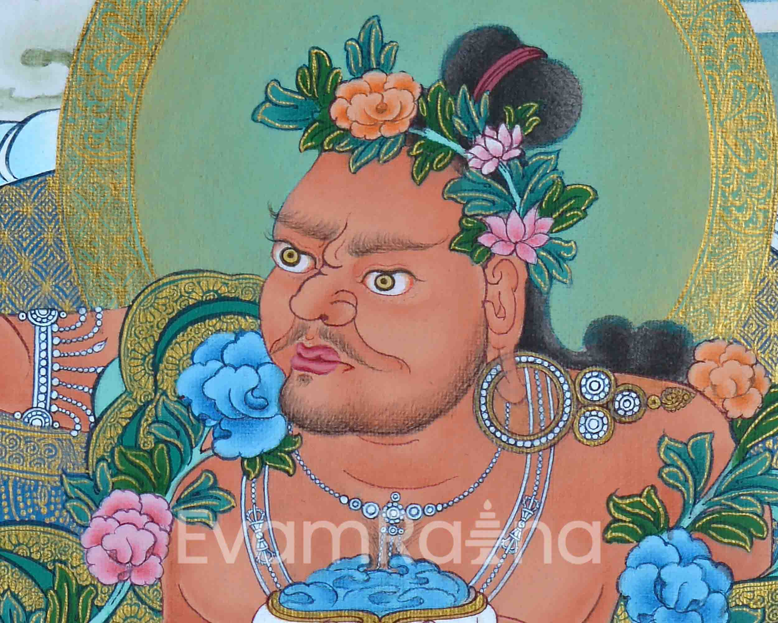 Mahasiddha Virupa Thangka | Tibetan Buddhist Master