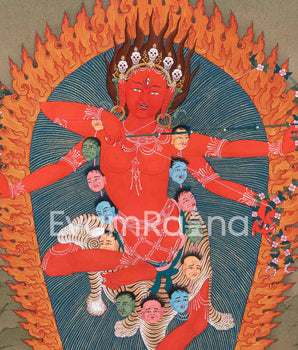 Traditional Kurkulla Thangka | Sacred Art For Daily Practice | Buddhist Decor