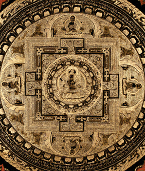 Manjushri Mandala Thangka | Unfolding the Path to Enlightenment