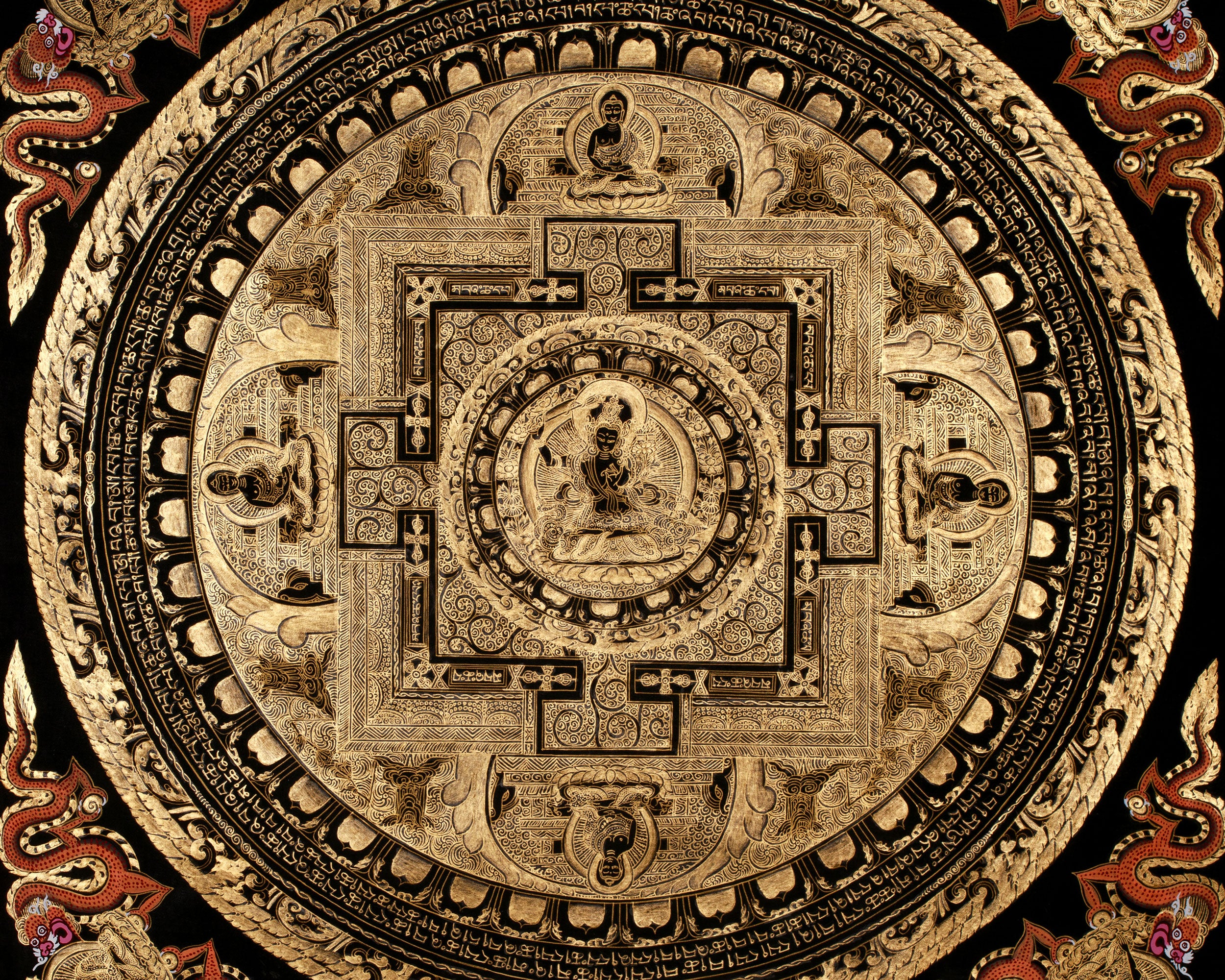 Manjushri Mandala Thangka | Unfolding the Path to Enlightenment