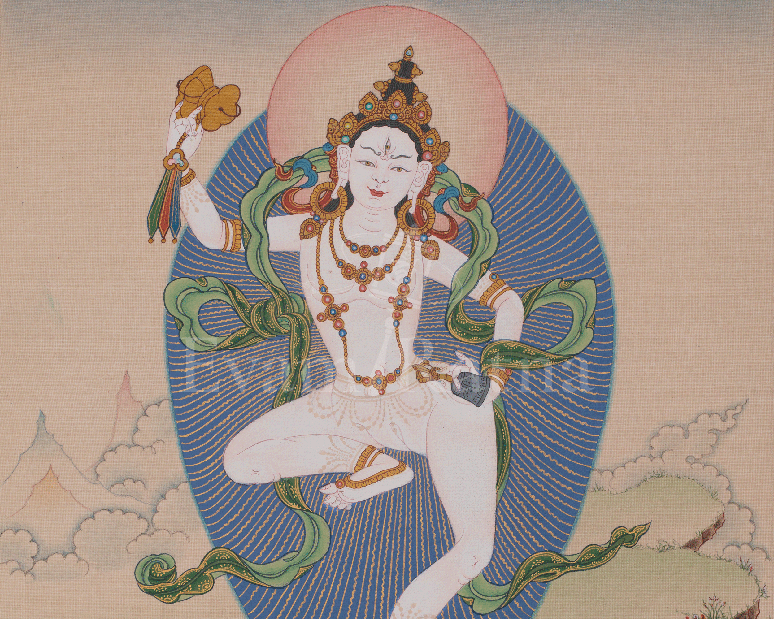 Machig Labdron Buddhist Art | The legendary Founder of The Chöd lineage