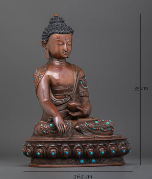 oxidized-shakyamuni-buddha-sculpture