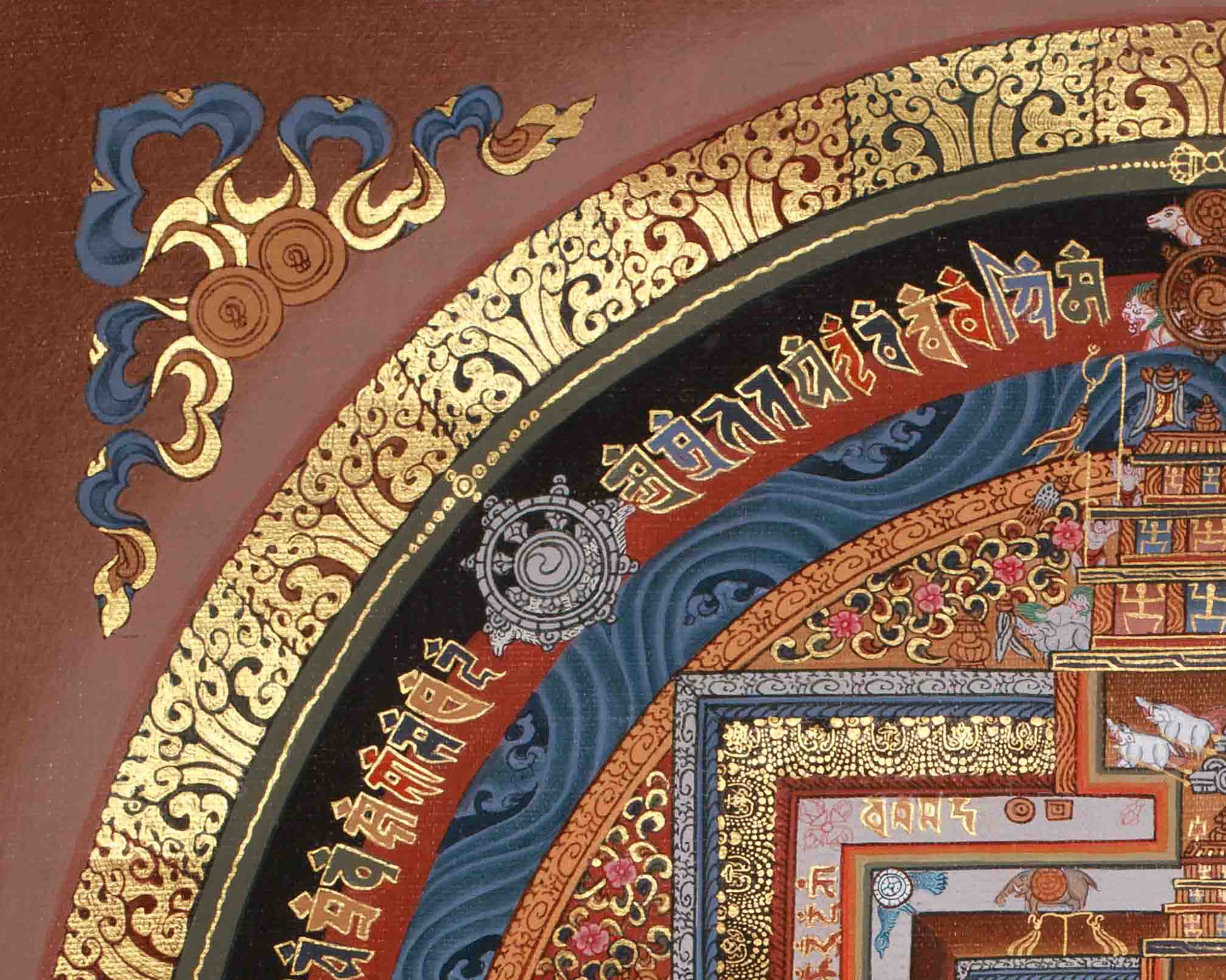Dharma Art Kalachakra Mandala | Representing Cosmic Harmony and Enlightenment