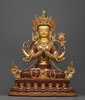 4-armed-chenrezig-sadhana-sculpture