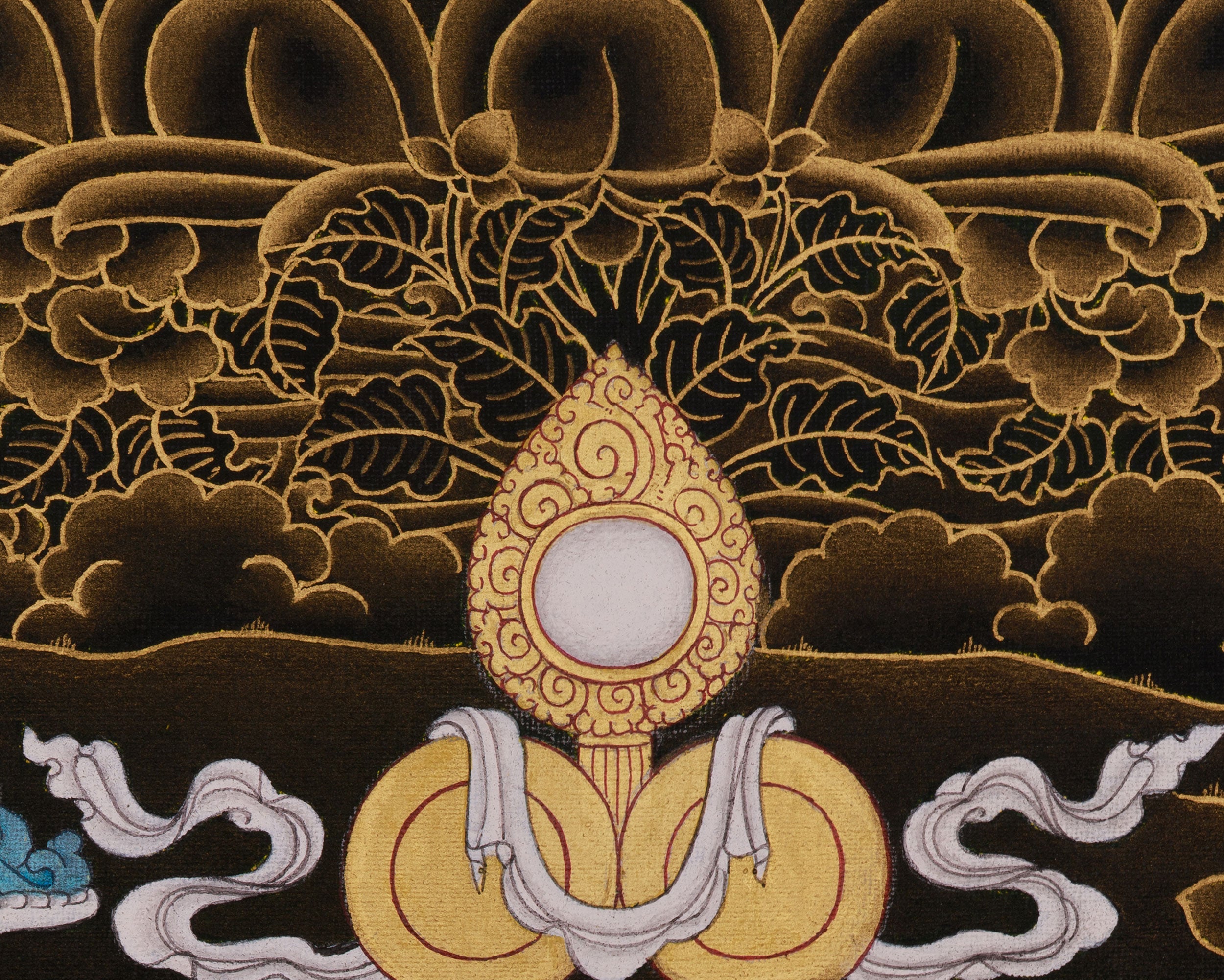 Chenrezig Compassion Deity Thangka | Peaceful Protector