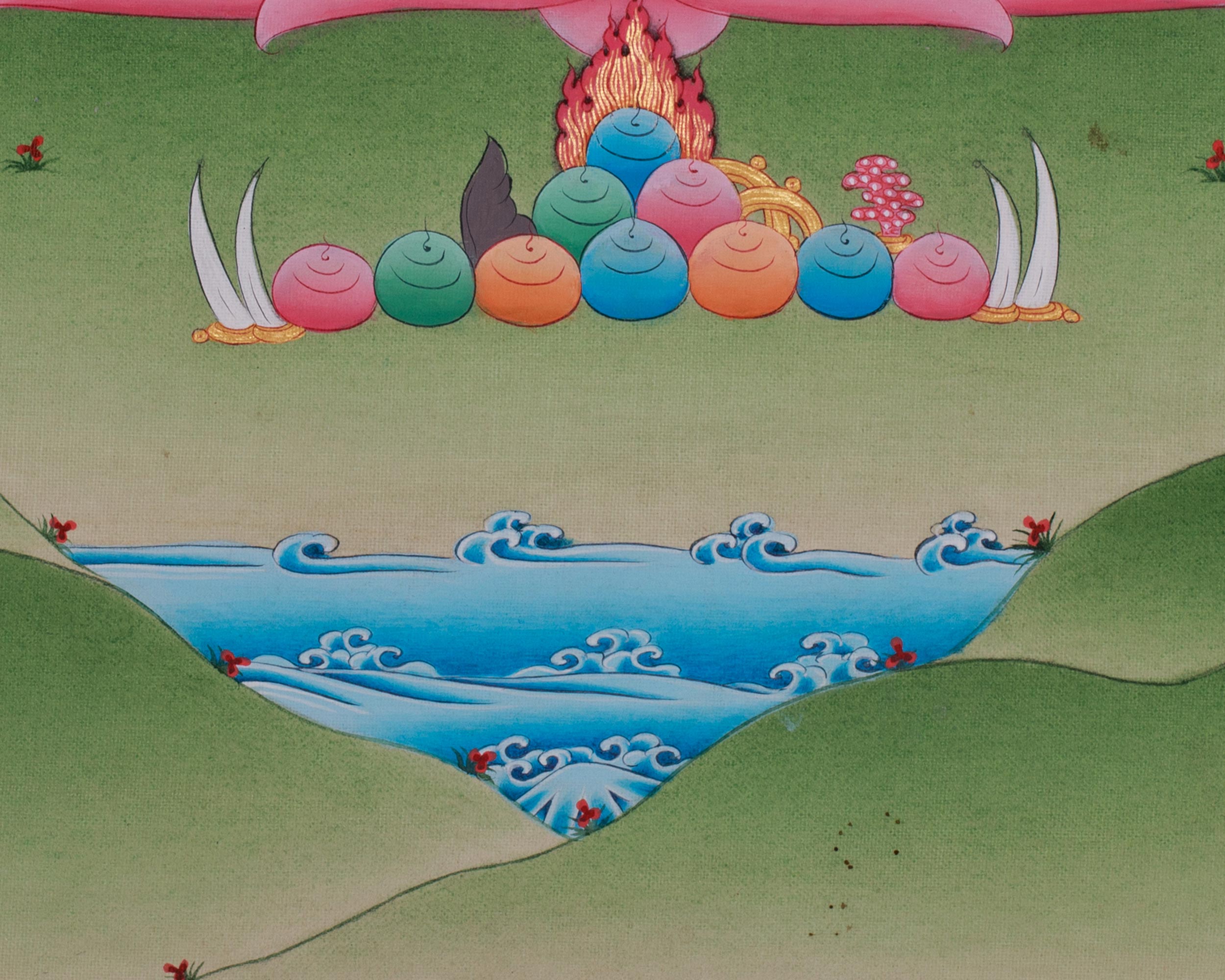 Traditional Amitabha Buddha Art | Boundless Compassion | Meditation Altar