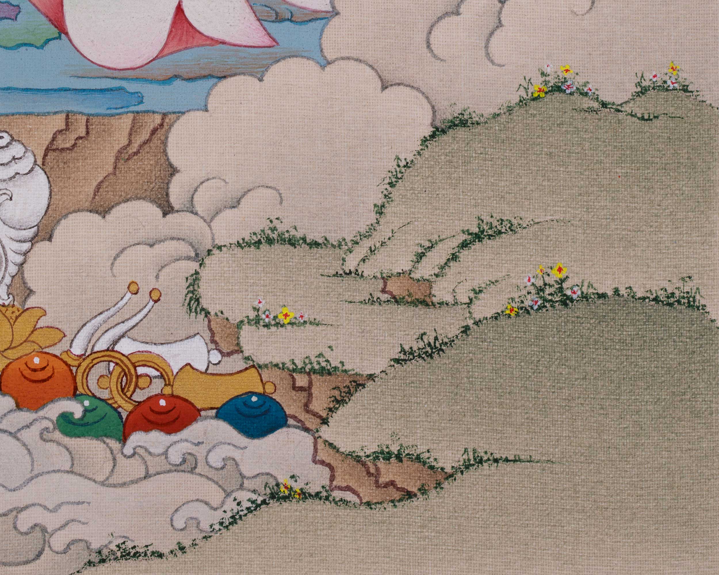 Himalayan Thangka of Vajradhara | Enlightenment Symbol