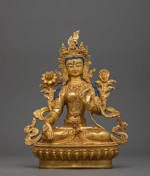 white-tara-goddess-buddhist-statue