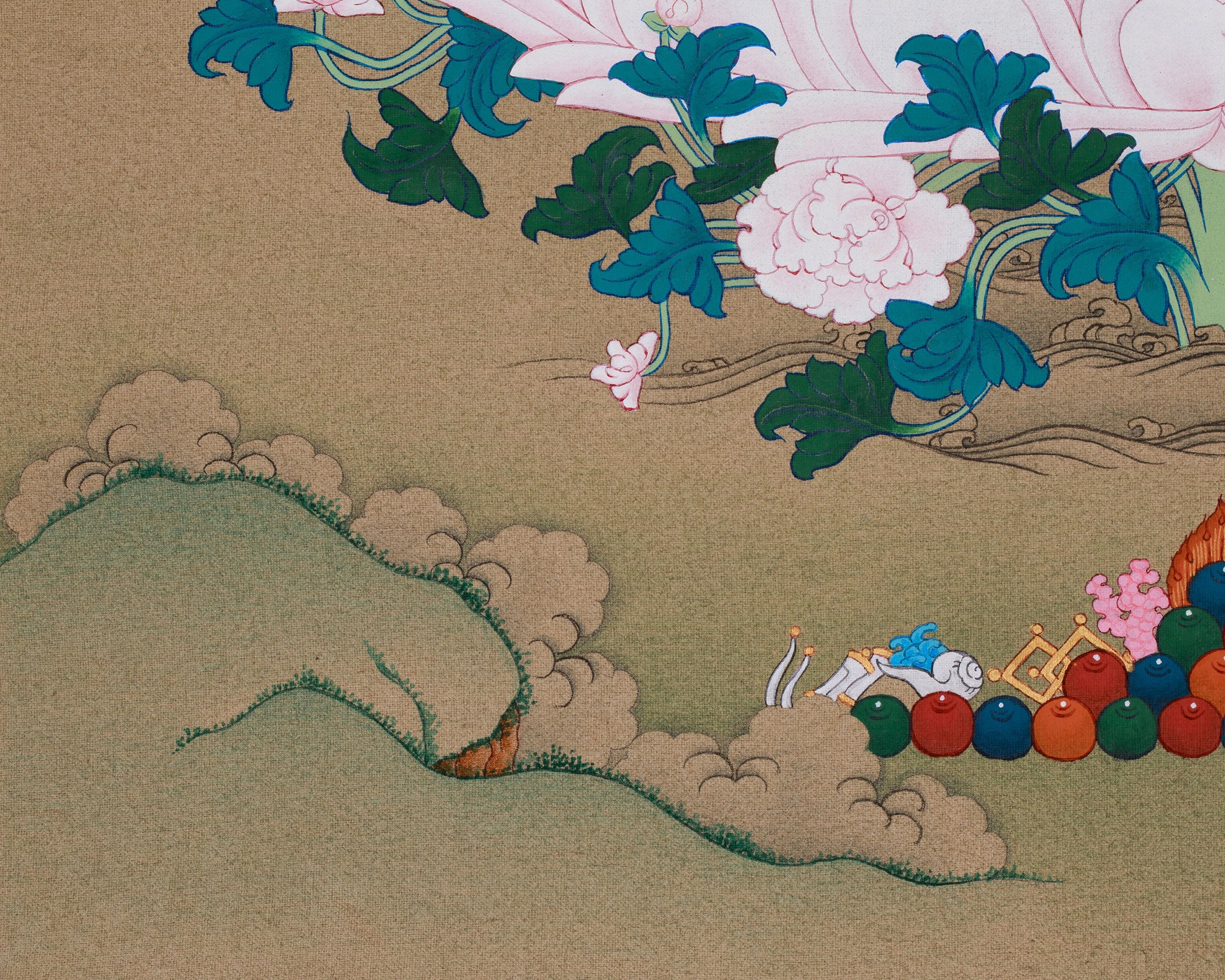 Buddha Chenrezig Thangka | Embodiment of Infinite Compassion