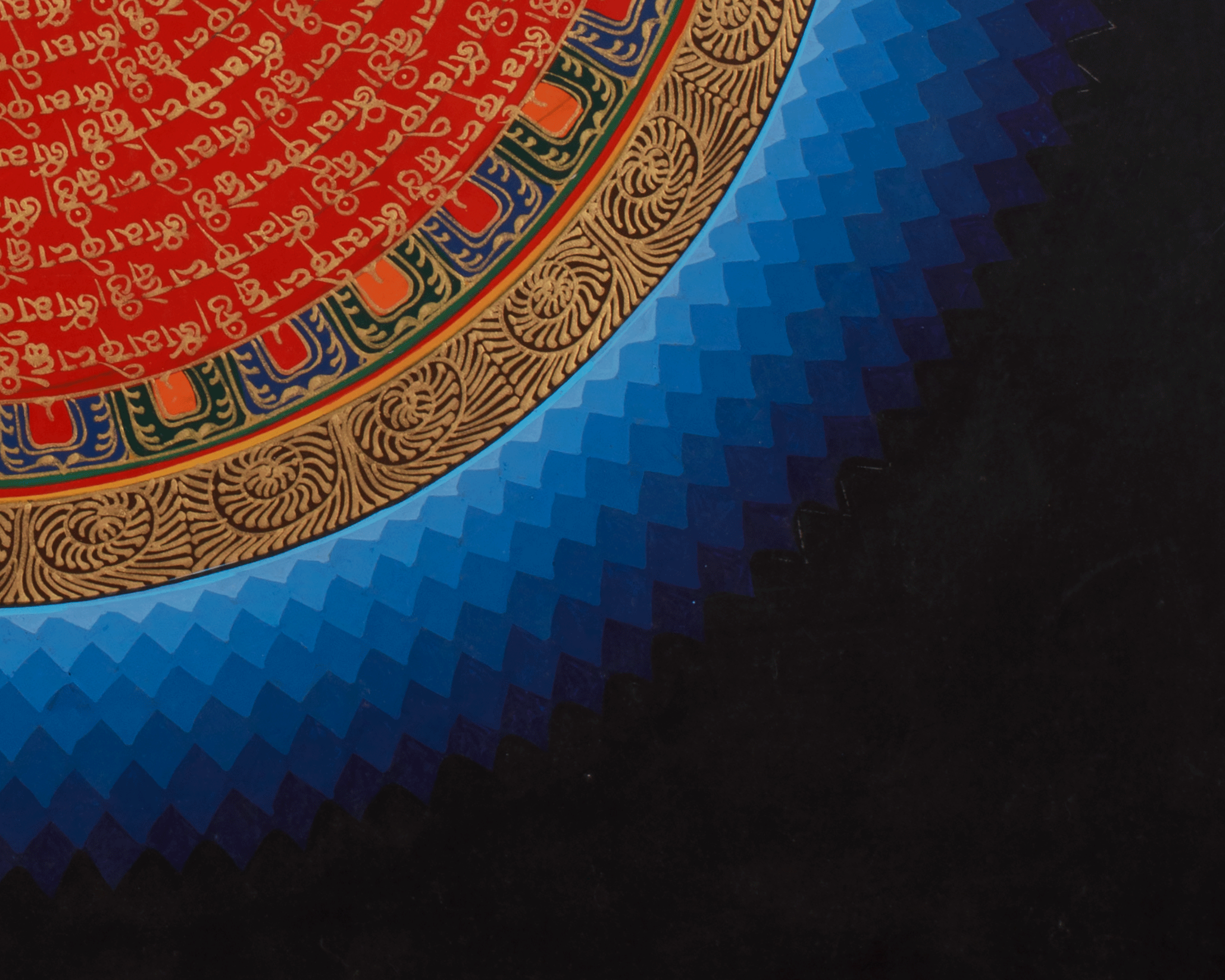 Vajrayana Art Mantra Mandala | Spiritual Awakening