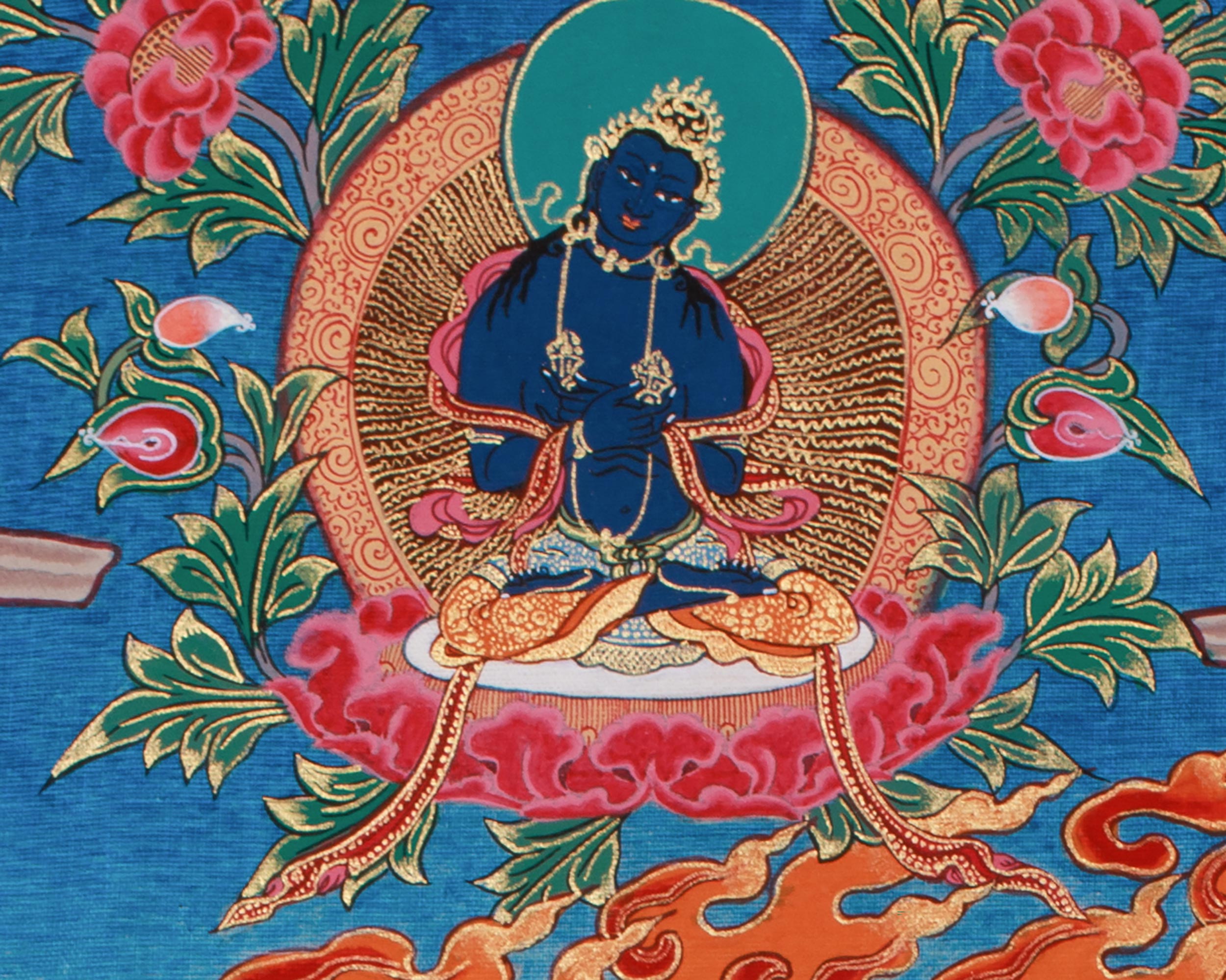 Thangka of 4-Armed Mahakala | Protector Deity of Wisdom and Dharma
