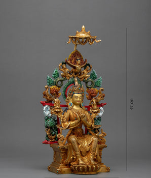 Maitreya Buddha Statue | Traditionally Made in Nepal