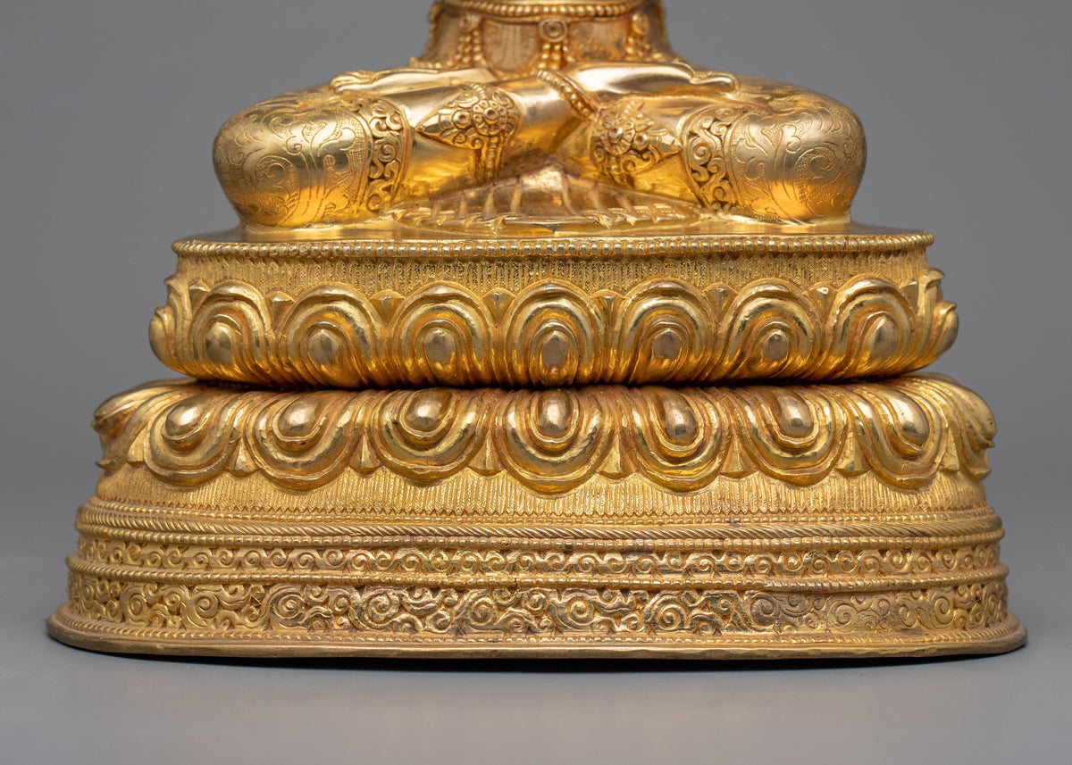 4 Armed Chenrezig Sculpture | Handcrafted Buddhist Statue for Meditation