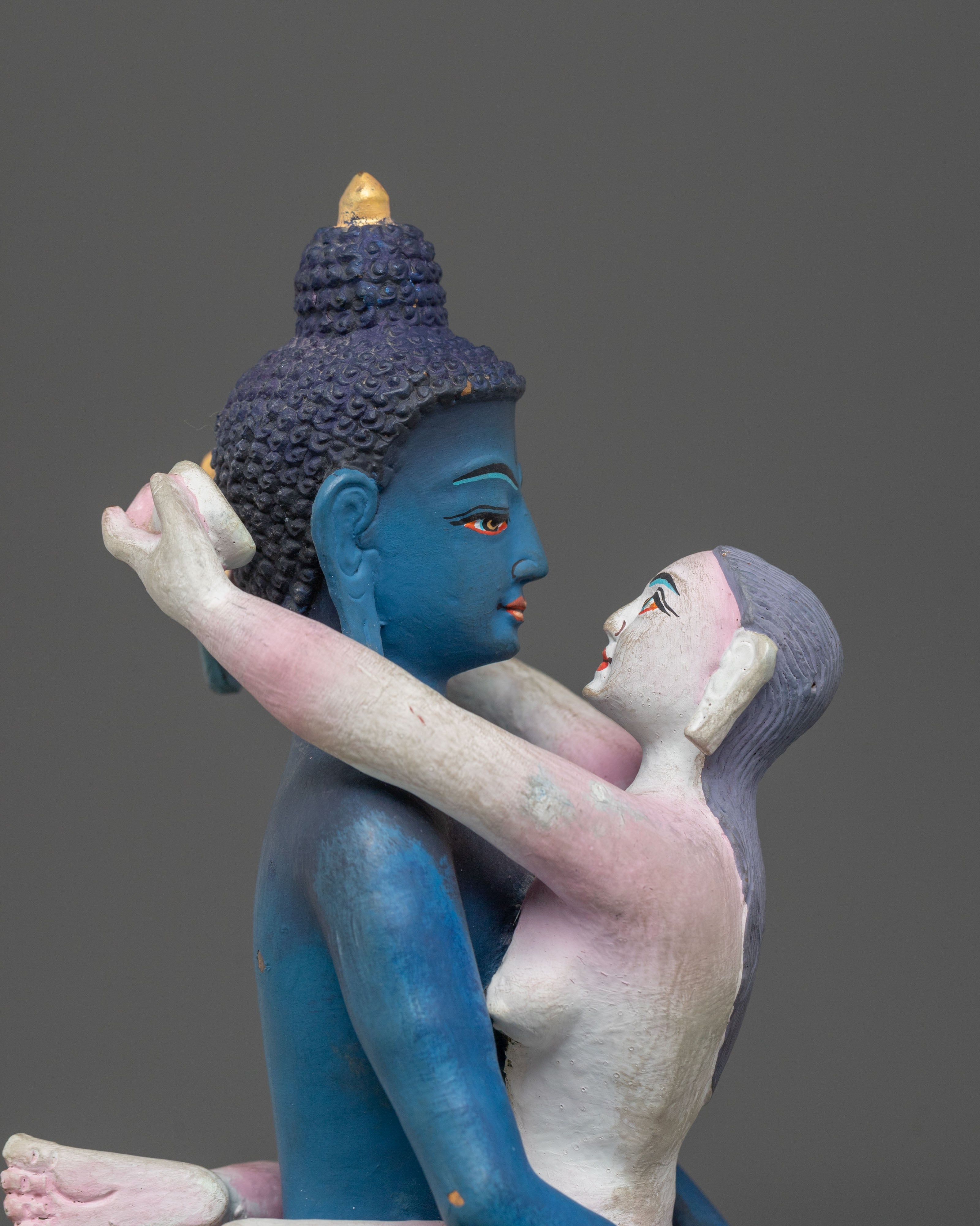 Samantabhadra with Consort Buddhist Statue | Embodiment of Primordial Purity