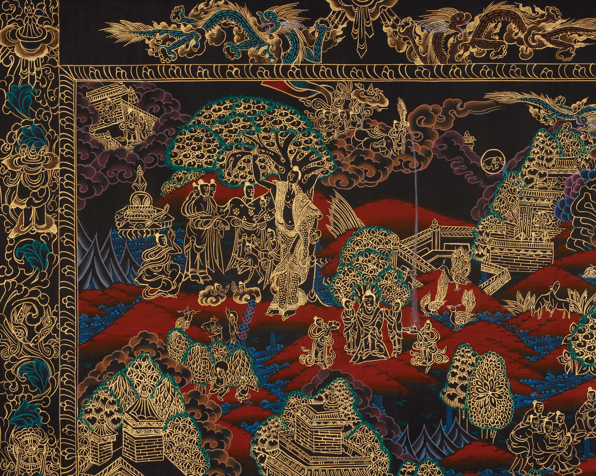 Buddha Life Story Art | Journey of Shakyamuni Buddha Artwork