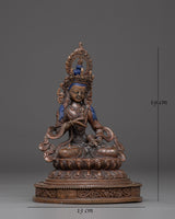 Handmade Copper Statue of Vajrasattva 