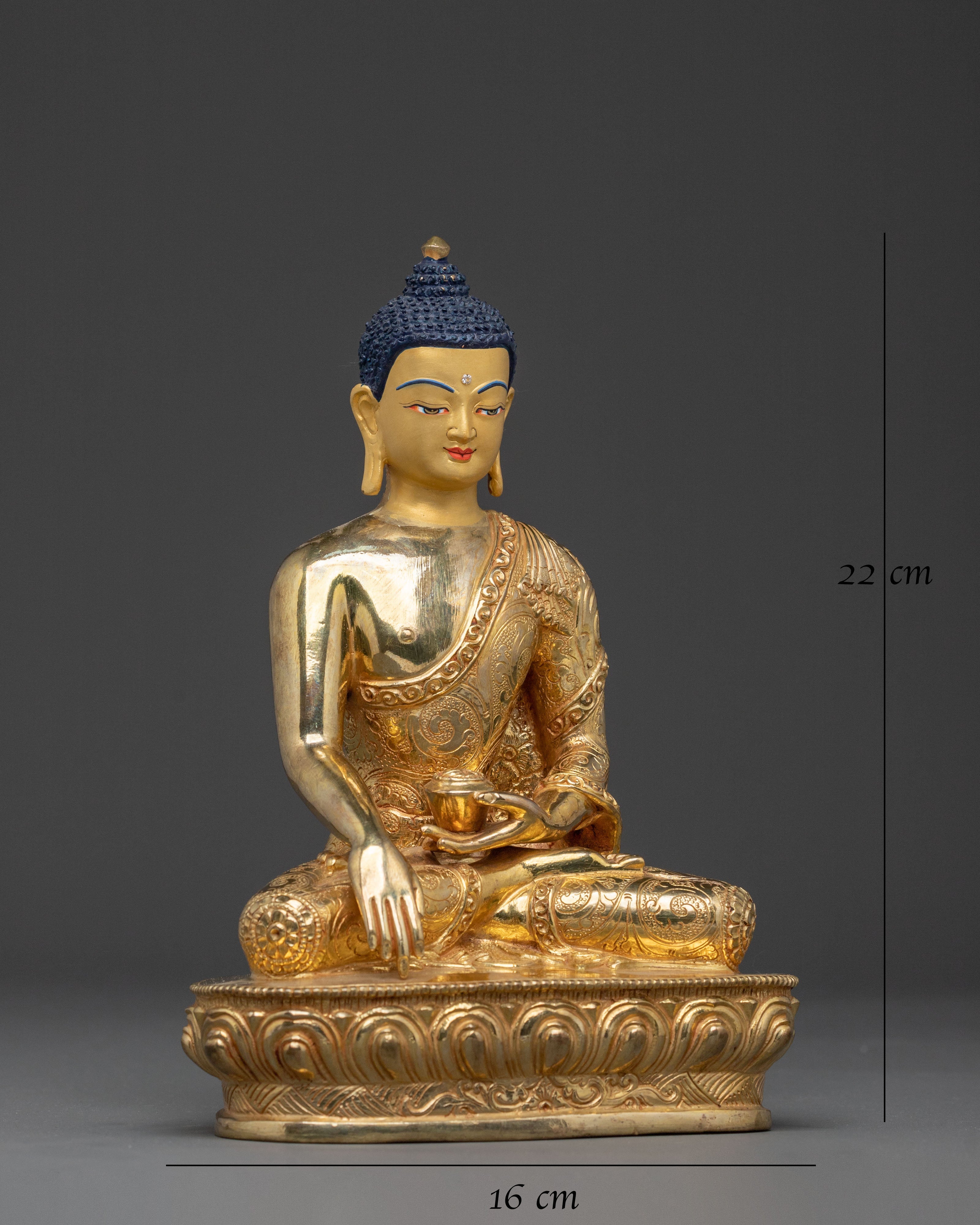 Historical Shakyamuni Buddha Statue | Gautama Buddha Meditation Sculpture
