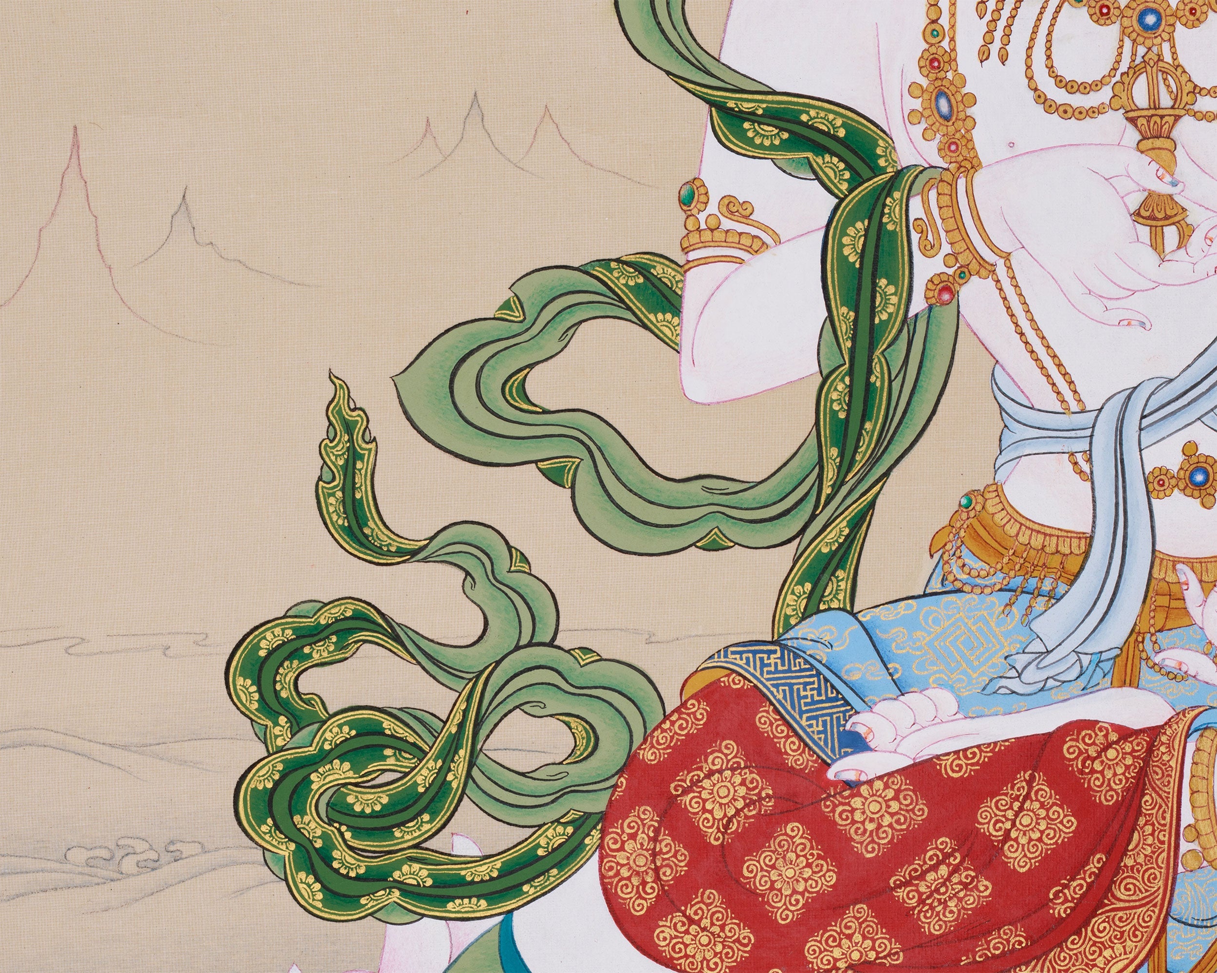 Vajrasattva with Amitabha Buddha | Purification and Compassionate Wisdom