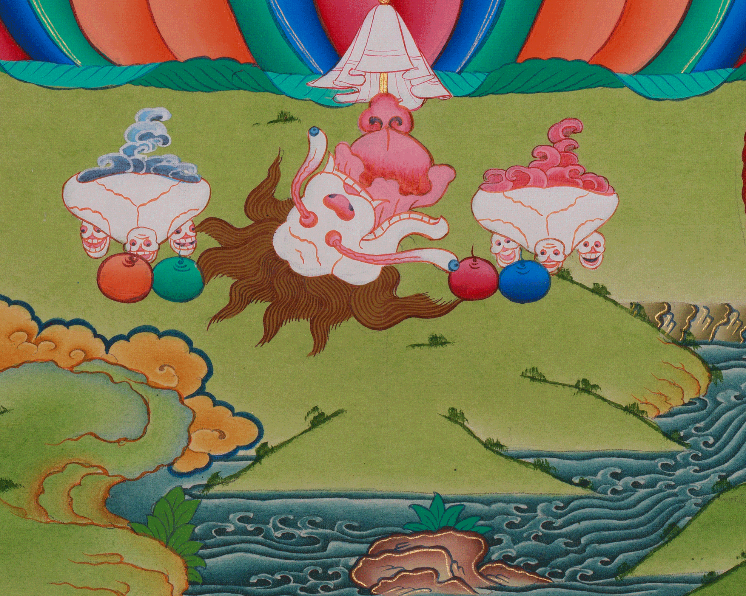 Tantric Vajrayogini Art | Fierce Protector | Tantric Goddess of Transformation