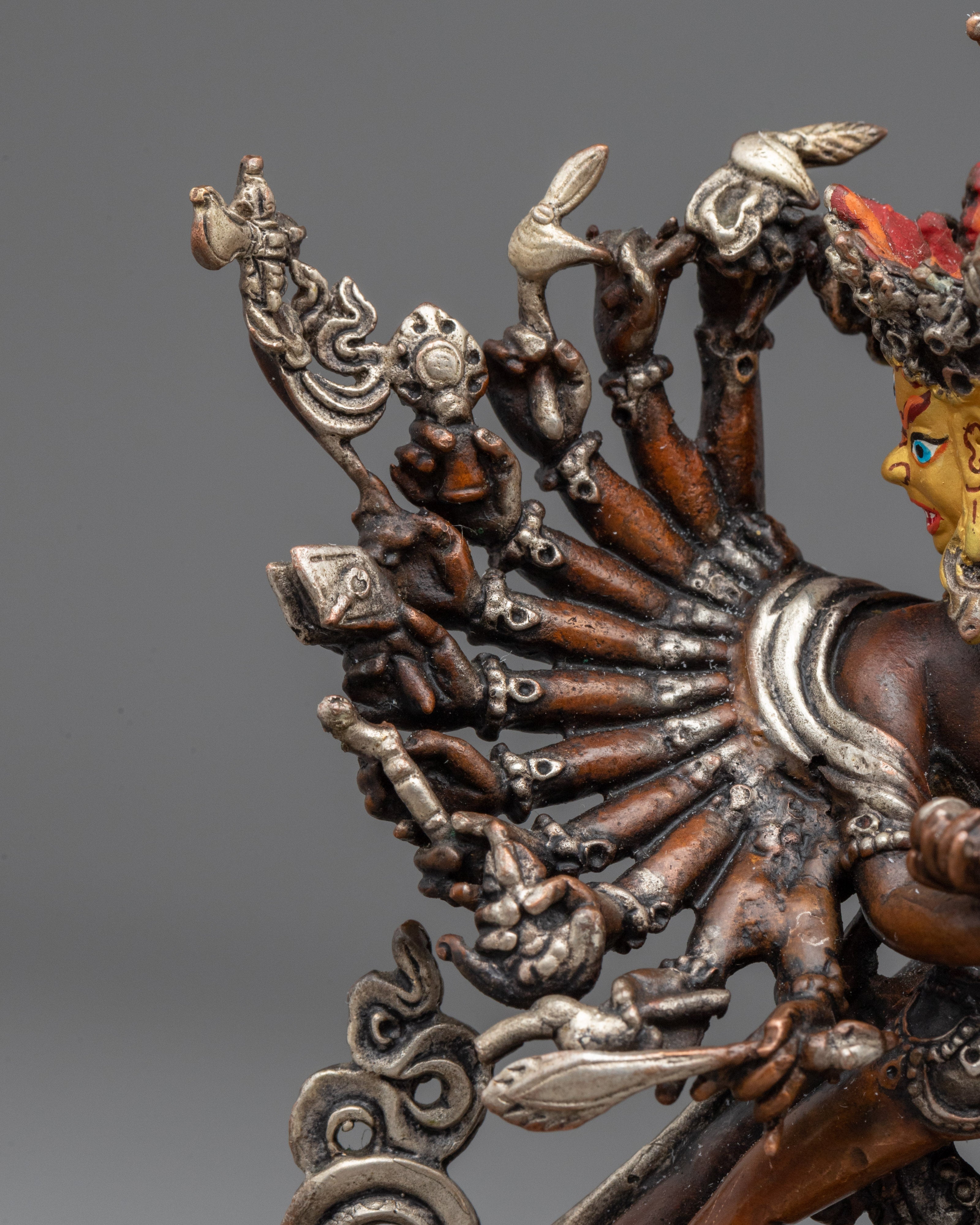 Tibetan Buddhist Kalachakra Sculpture | Symbolizing the Ability to Handle All Situations