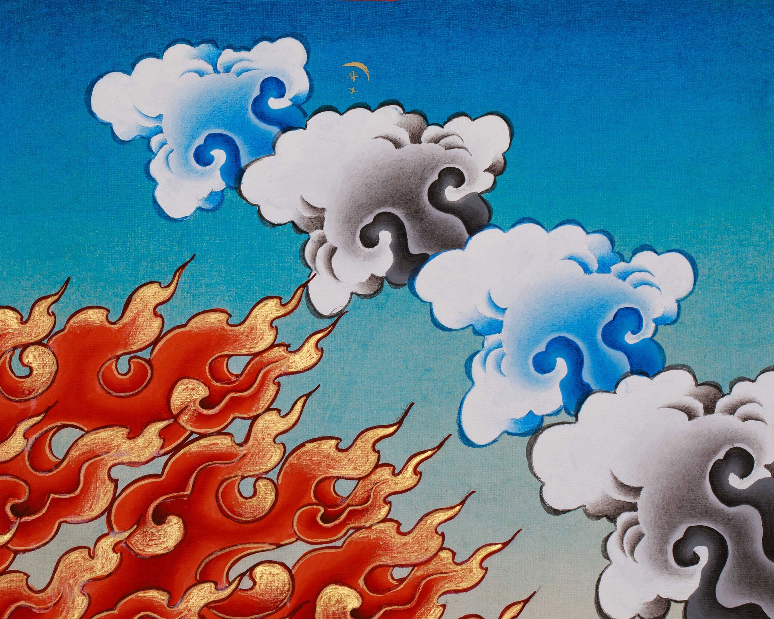 Vajrapani Protector Deity Thangka | Tibetan Dharma Guardian