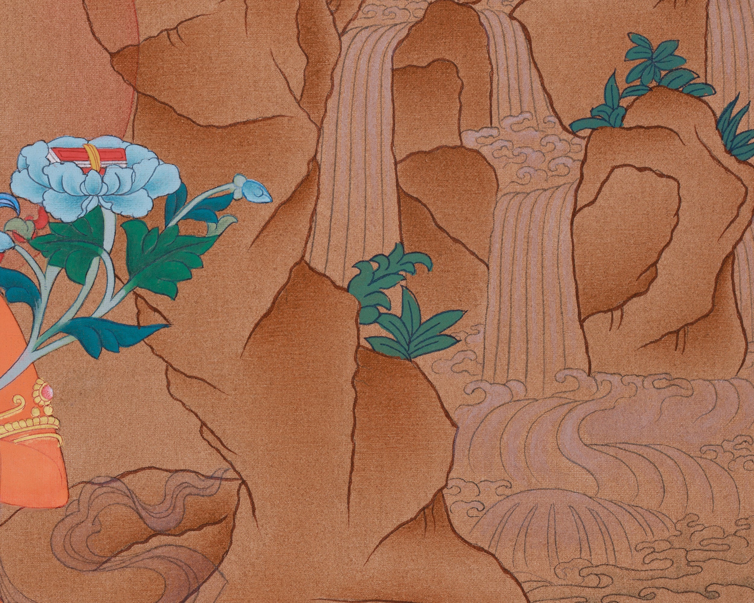 Manjushri Spiritual Thangka | The Divine Symbol of Wisdom and Enlightenment