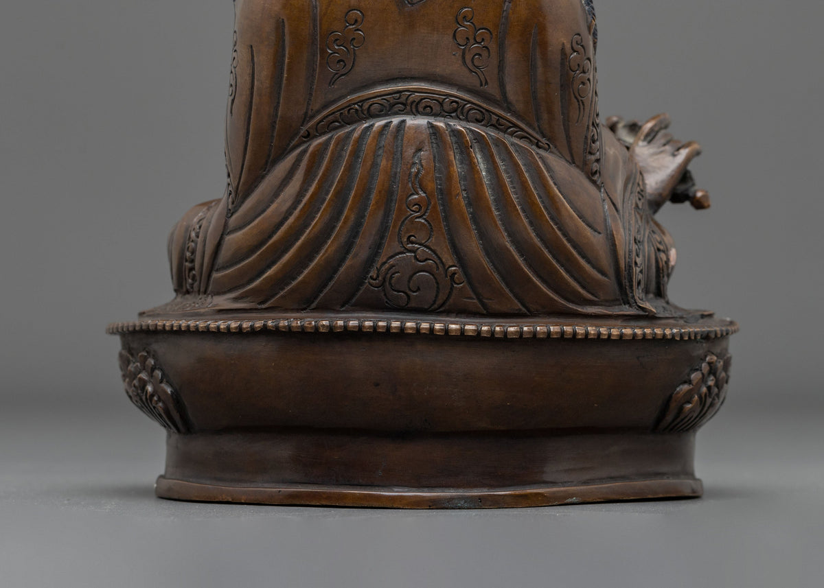 Handmade Padmasambhava Sculpture  | Spiritual Home Decor