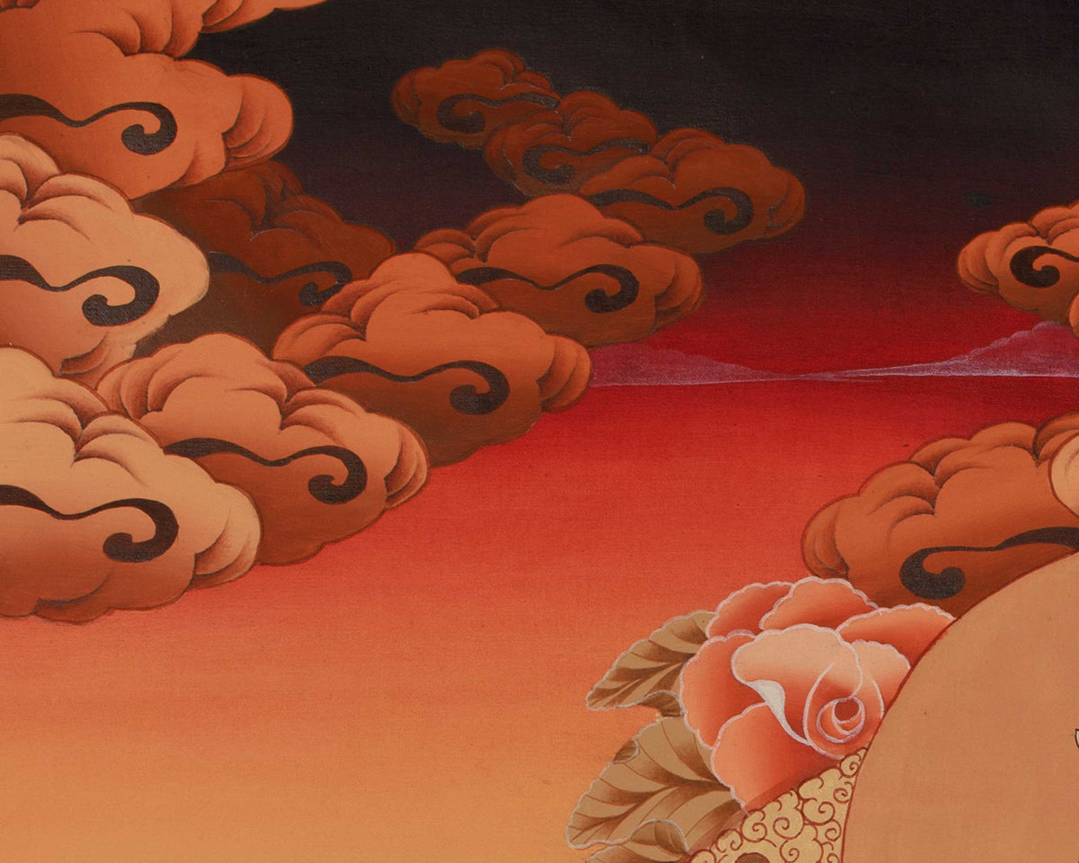 Himalayan Master Guru Rinpoche Thangka | Padmasambhava Artwork