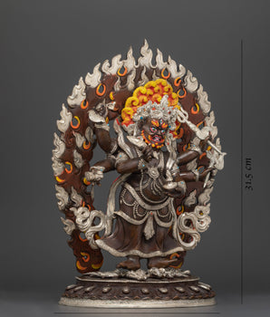 white-mahakala-silver-plated-oxidized-copper