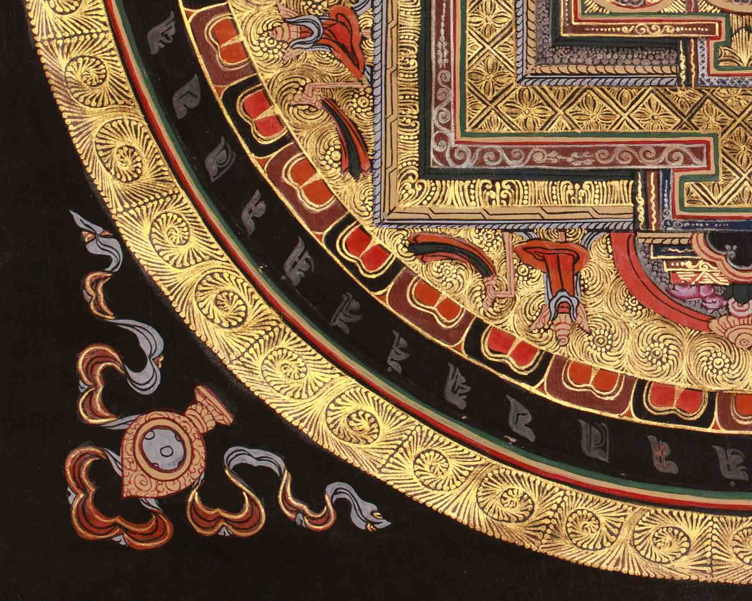 Mandala Artwork | Traditional Himalayan Thangka | Representing the Enlightened Universe