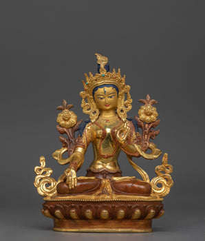 handcrafted-himalayan-sculpture-of-white-tara