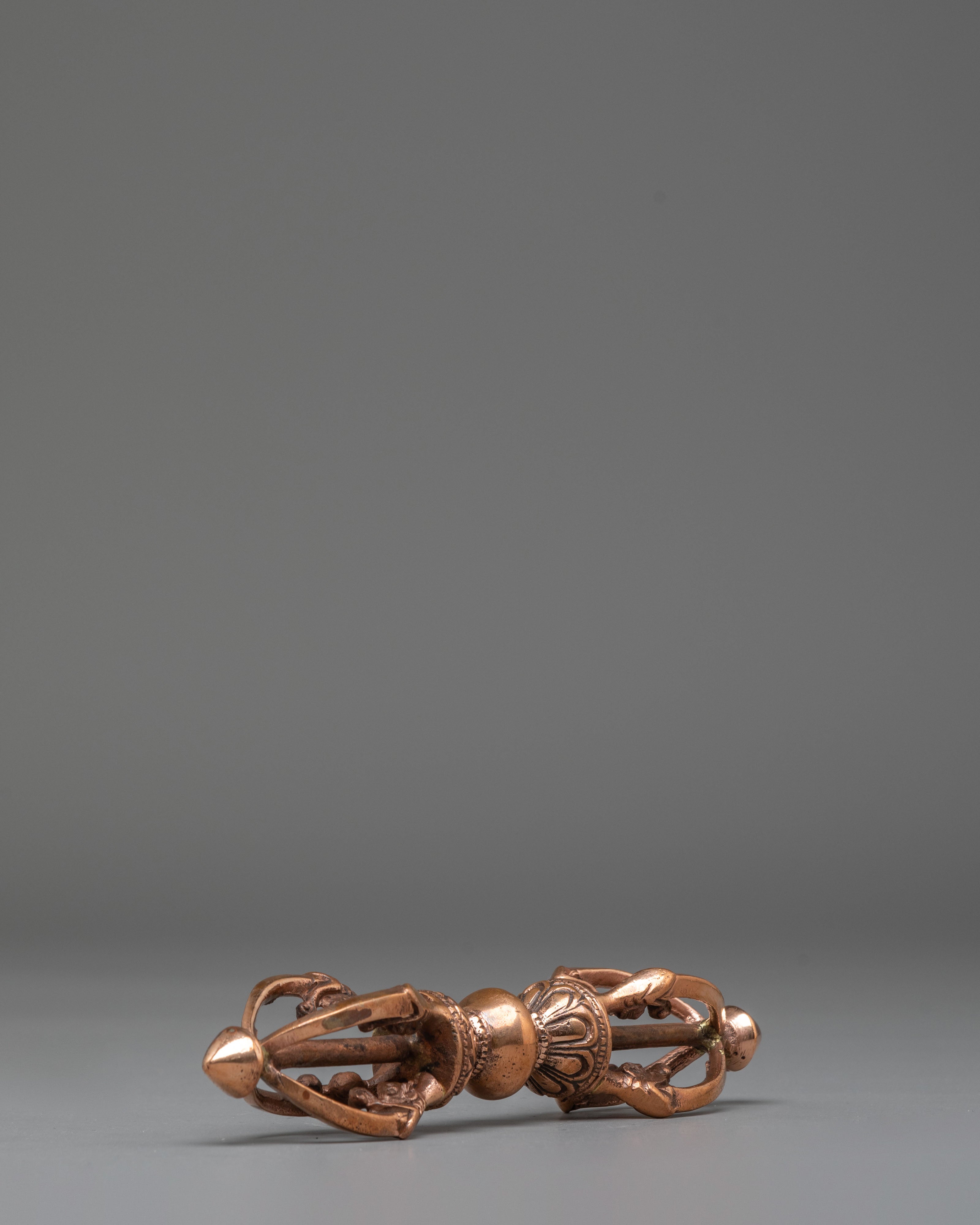 Vajra Ritual Tibetan Vajra for Ritual Use | Handcrafted Copper Dorje for Meditation ...