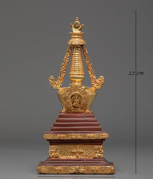 Tibetan Handmade Buddhist Stupa | Space of Enlightenment