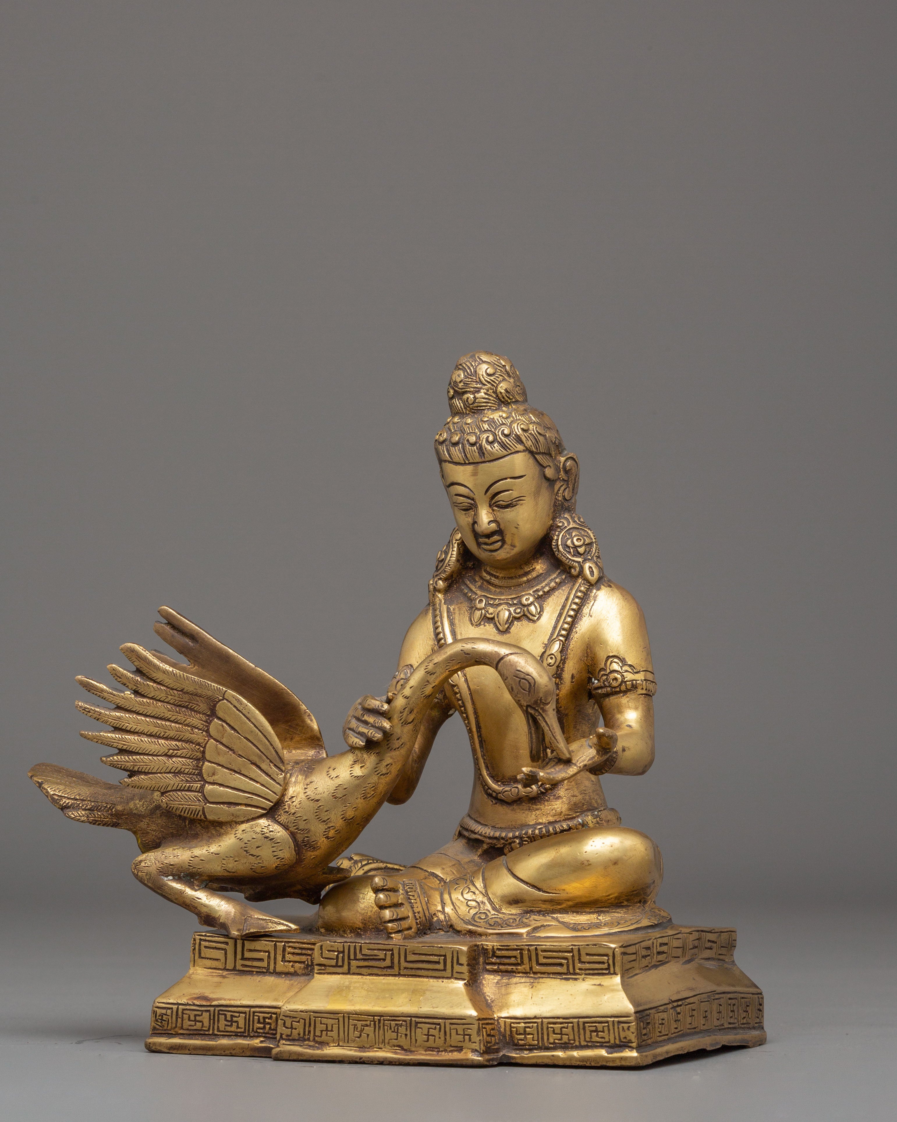 Handcrafted Siddhartha Gautama Bronze Statue | Spiritual Buddha Sculpture