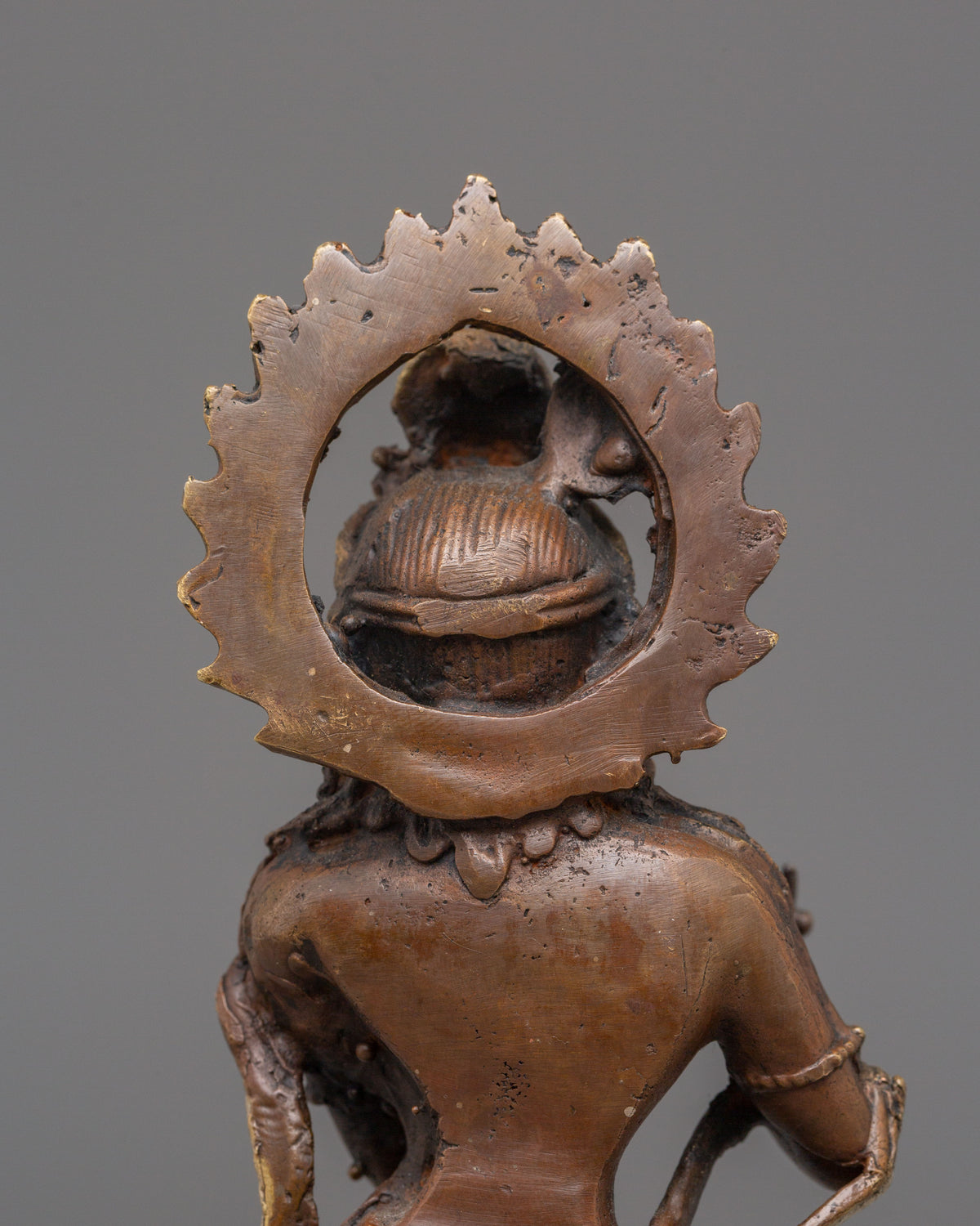 Handcrafted Krishna Statue | Oxidized Copper and Silver Plated Art