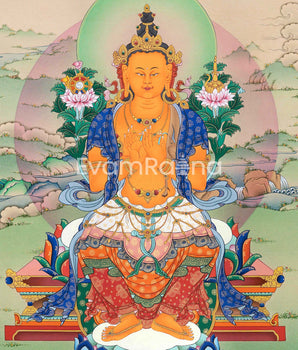 Maitreya Buddha's Presence in Canvas Print | High-Quality Canvas Print |  Embodiment of Future Enlightenment