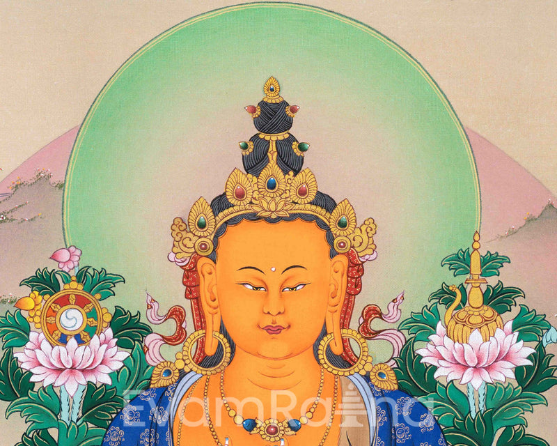 Maitreya Buddha's Presence in Canvas Print | High-Quality Canvas Print |  Embodiment of Future Enlightenment