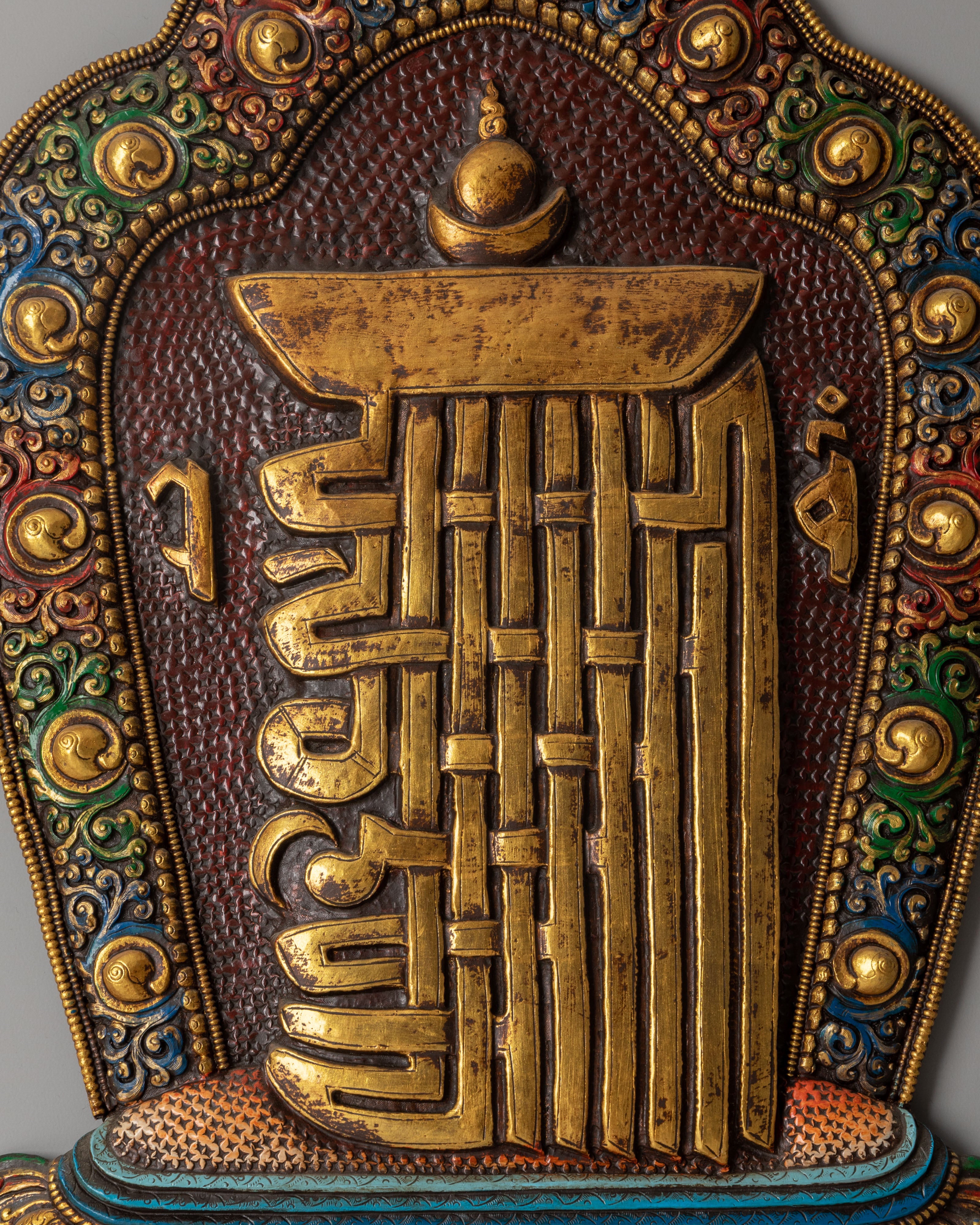 Brass Kala Chakra Wall Hanging | Wheel of Time