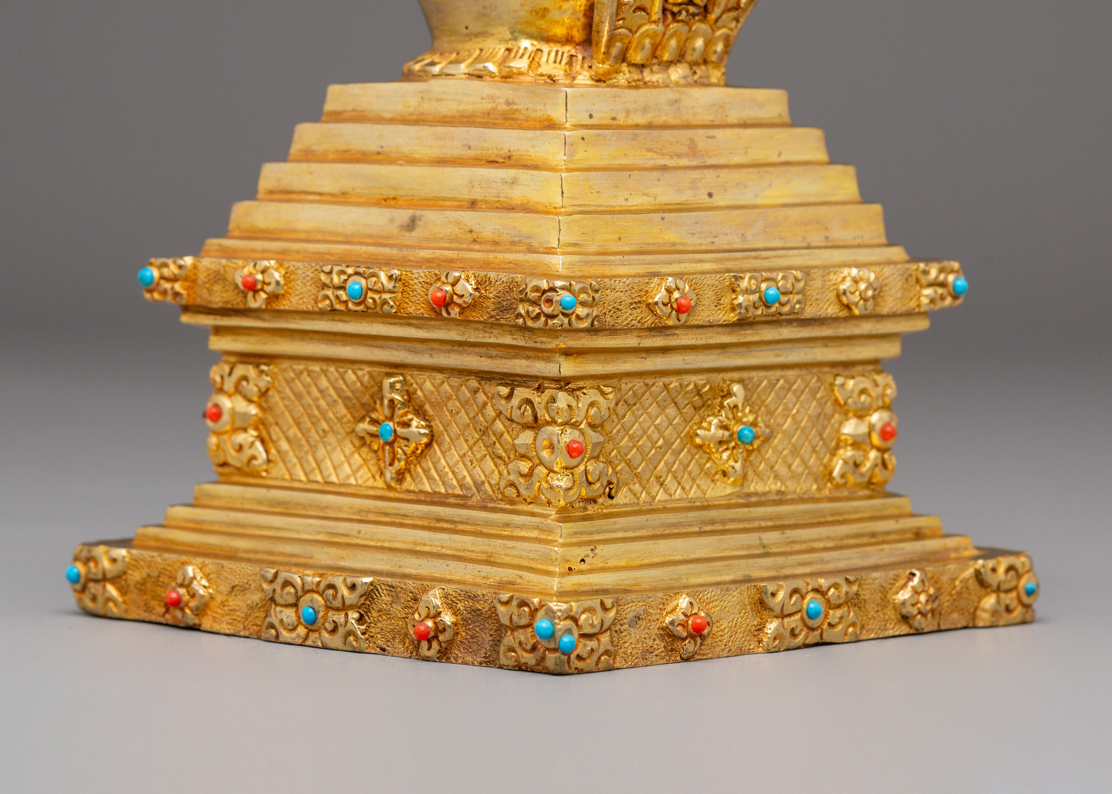 Handmade Himalayan Buddhist Stupa | Sacred Tibetan Stupa