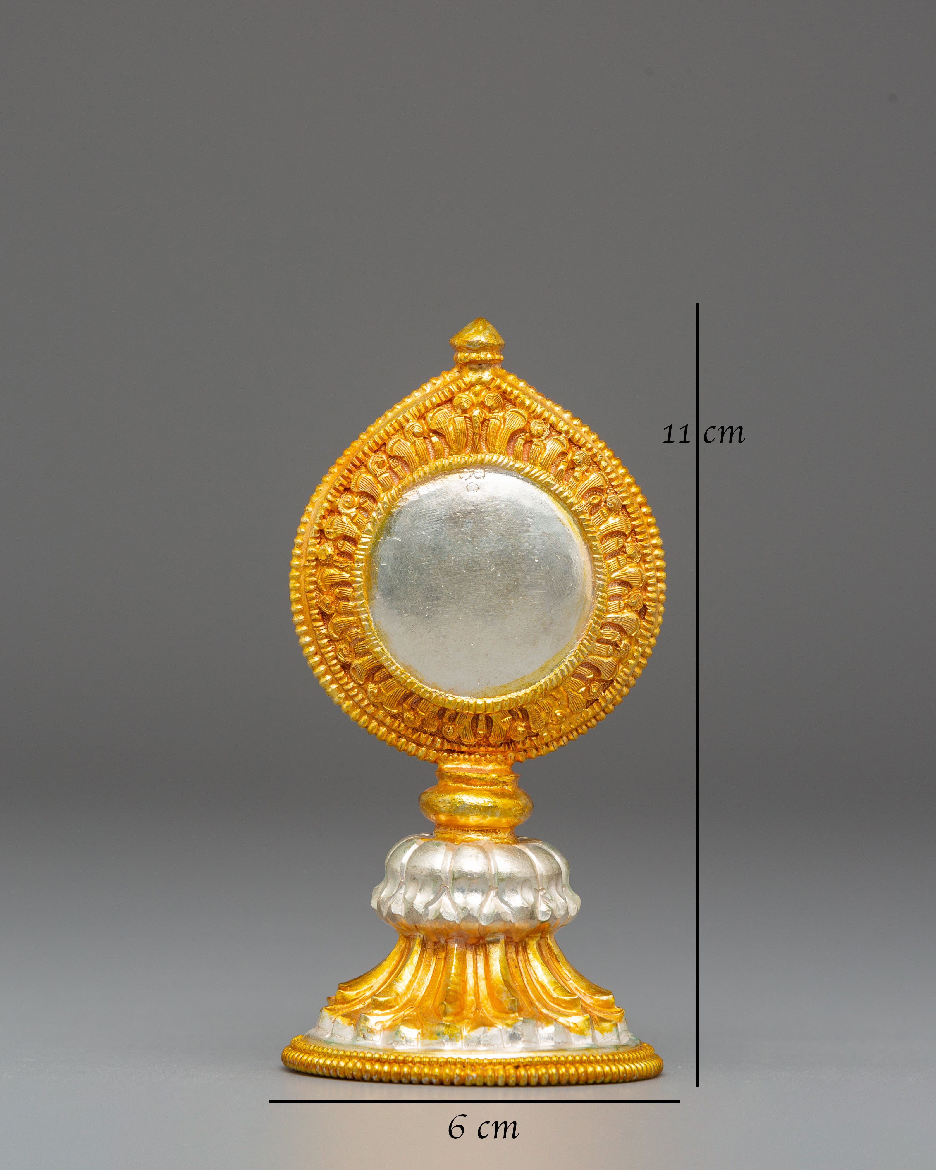 Sacred Golden Mirror | Spiritual Tibetan Mirror
