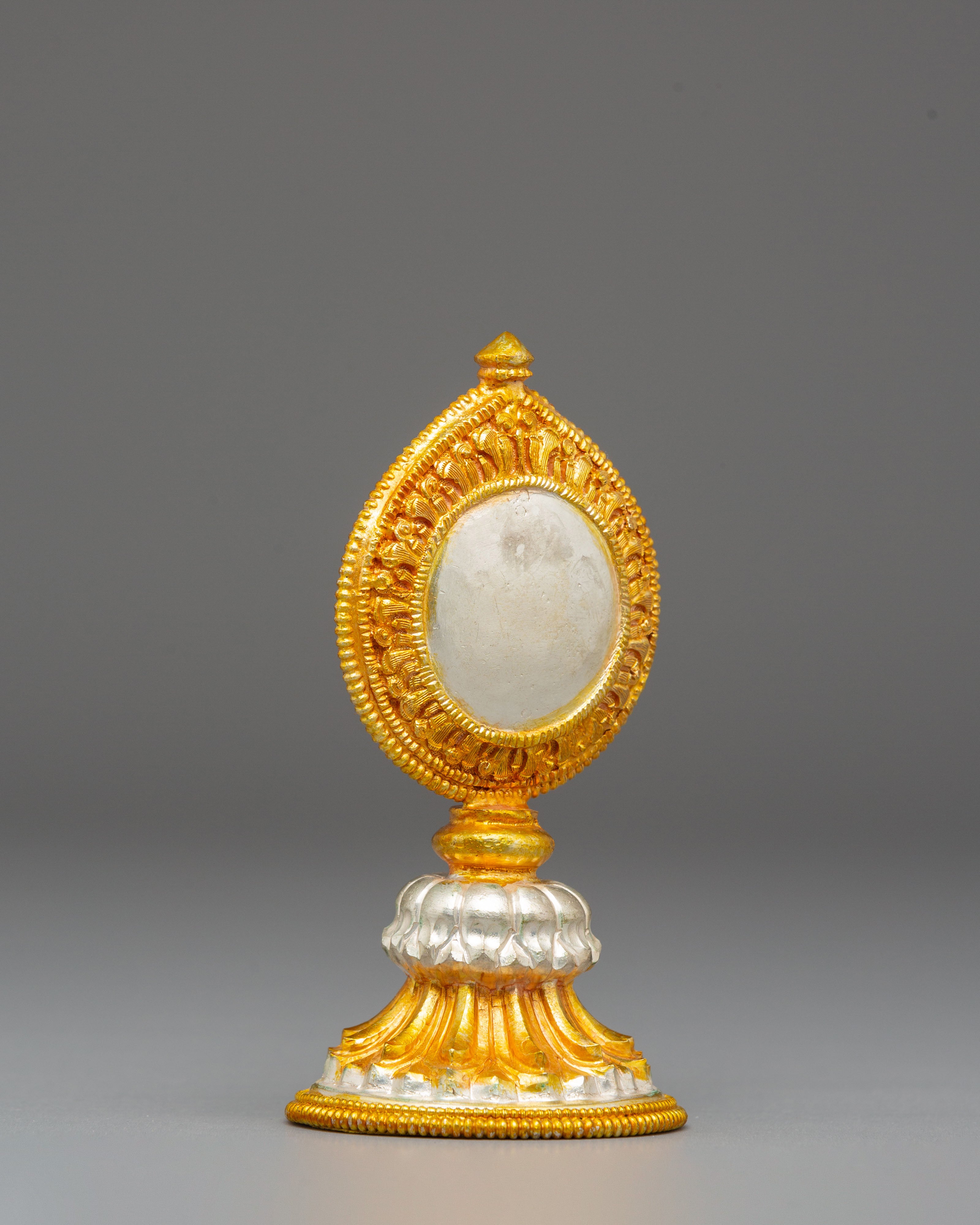 Sacred Golden Mirror | Spiritual Tibetan Mirror