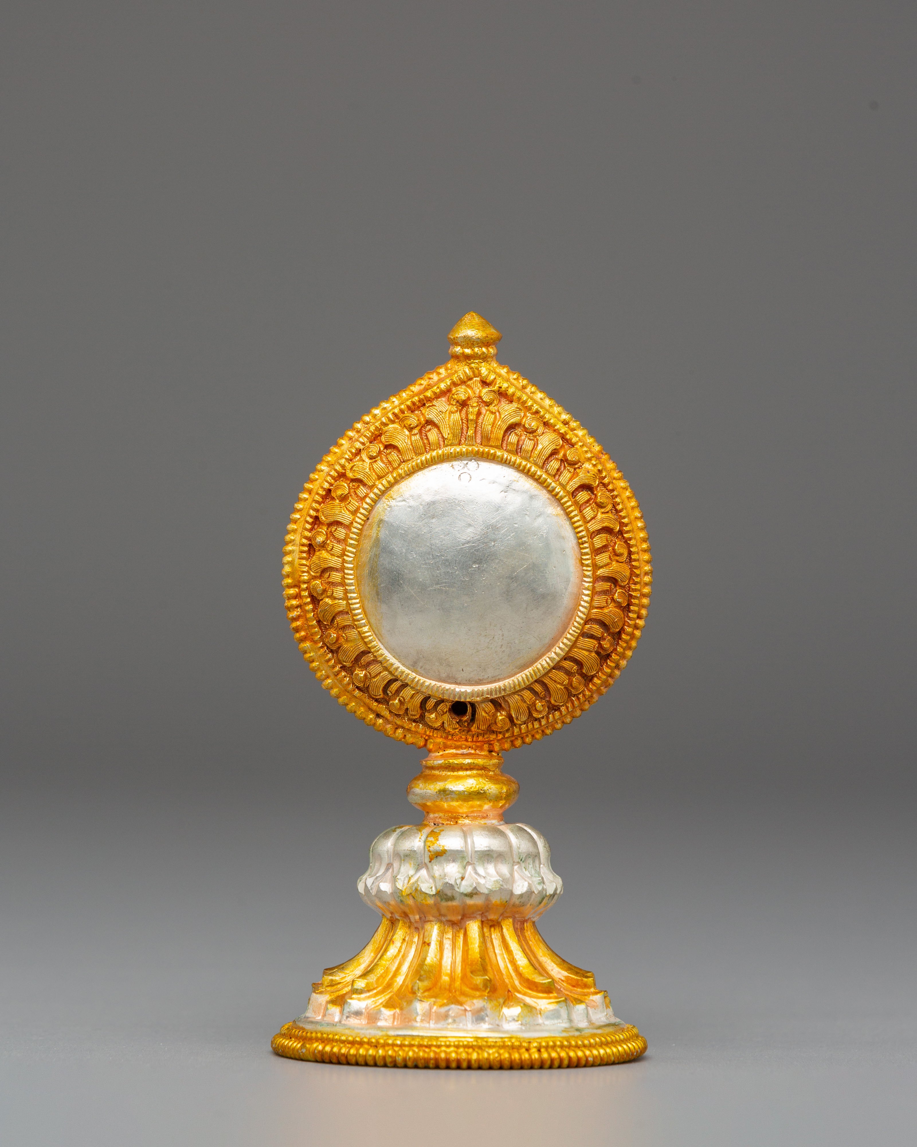 Sacred Golden Mirror | Spiritual Tibetan Mirror