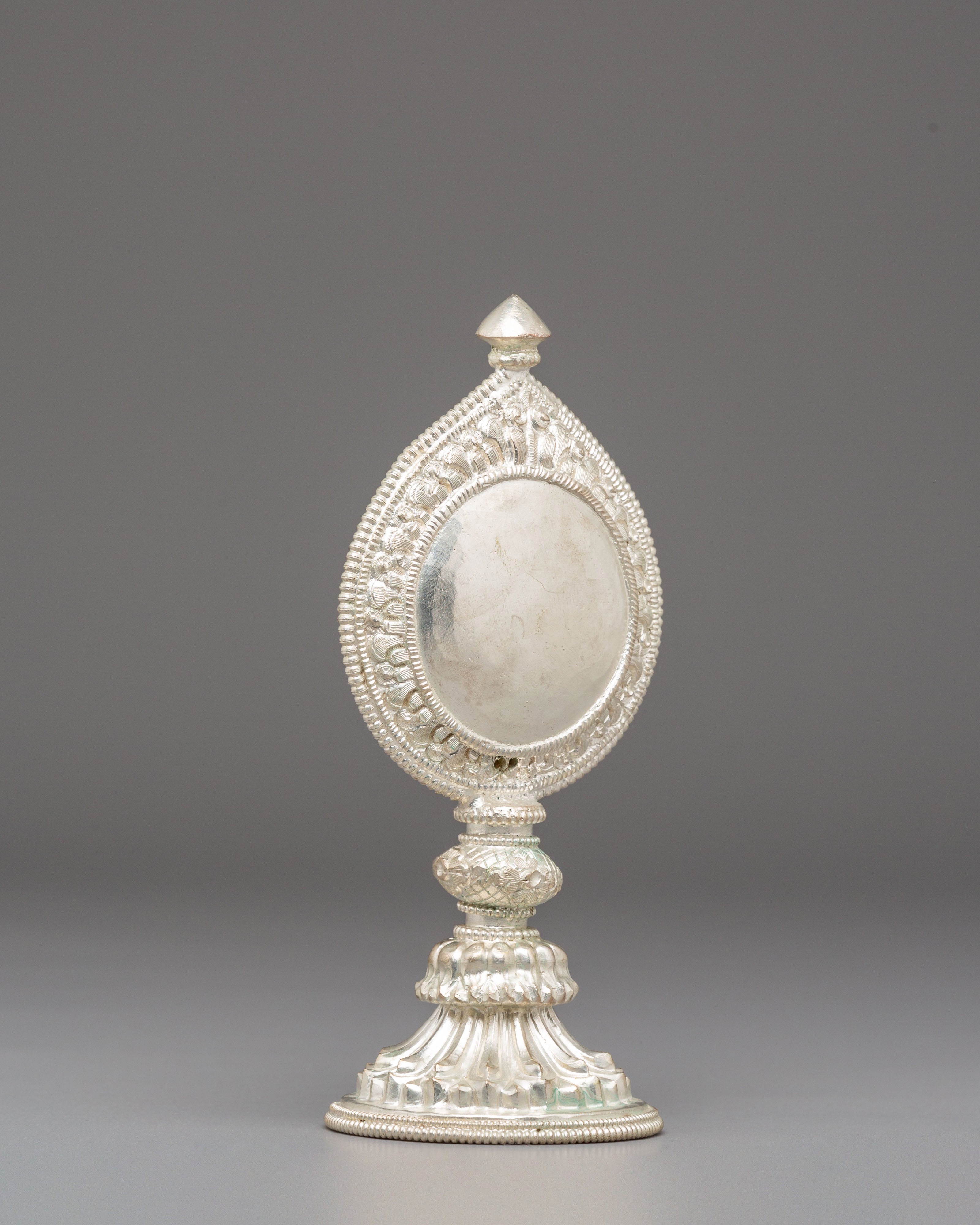 Handmade Buddhist Ritual Mirror | Tibetan Sacred Mirror