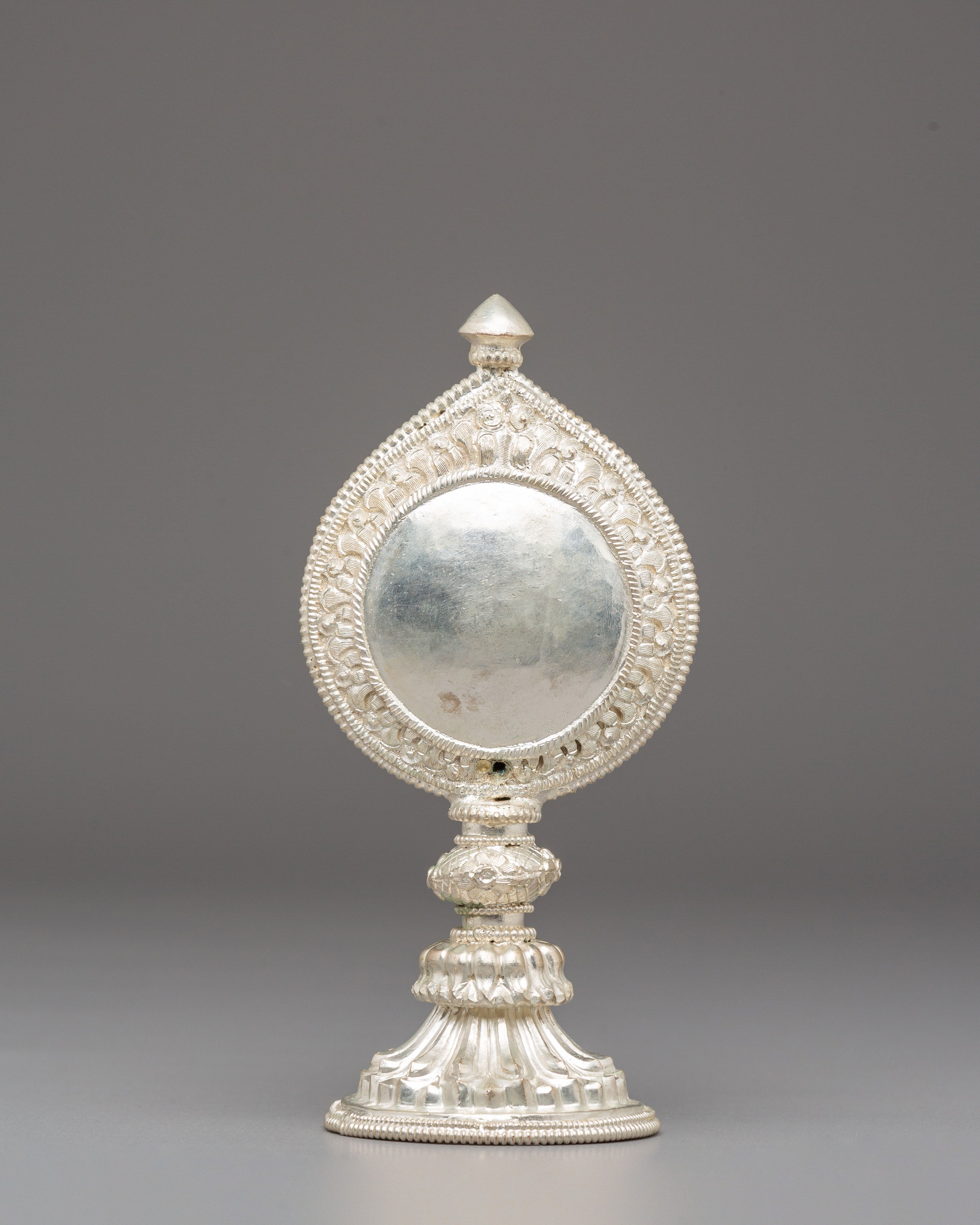 Handmade Buddhist Ritual Mirror | Tibetan Sacred Mirror