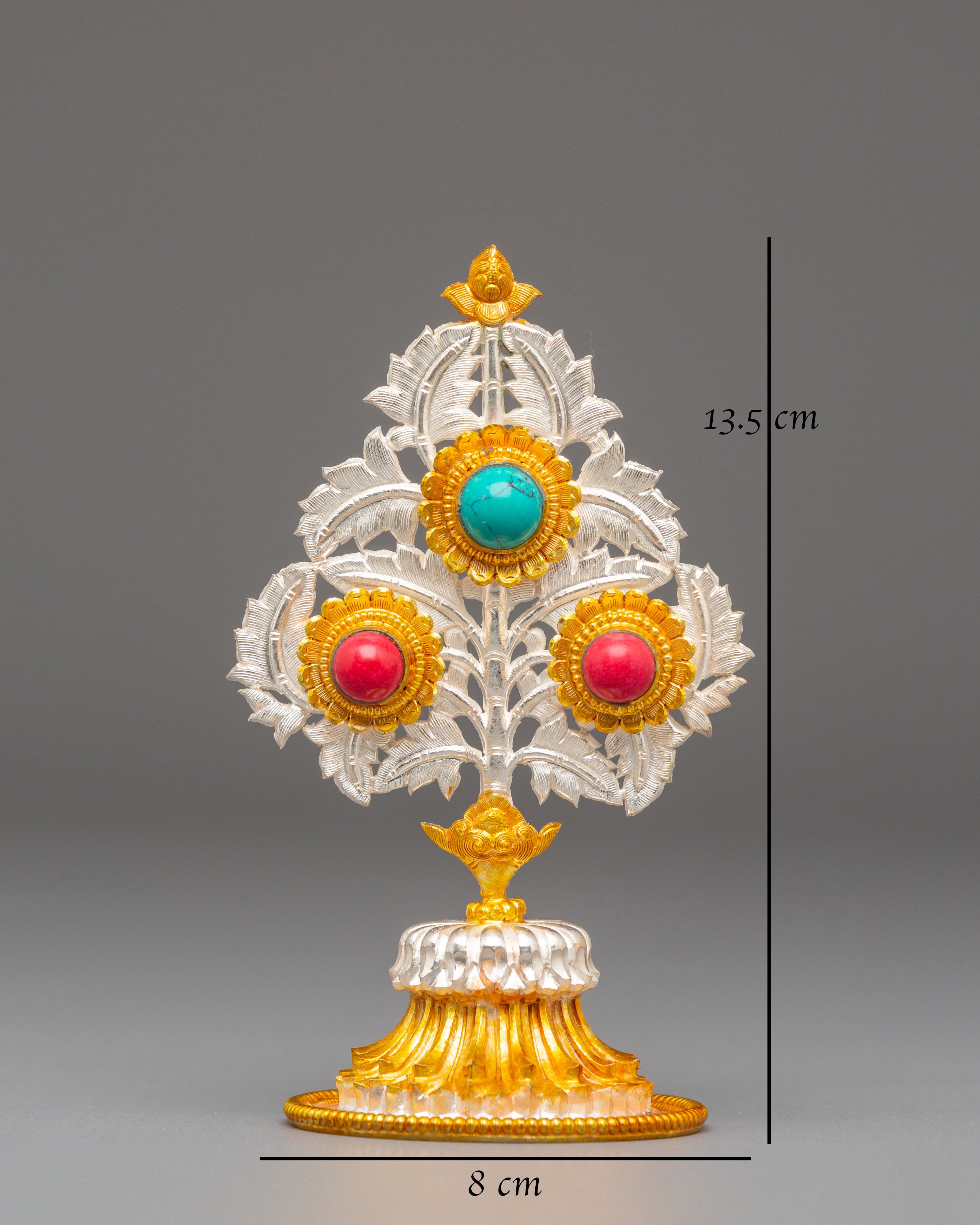 Tibetan Decorative Tree | Handcrafted Buddhist Wish-Fulfilling Ornament