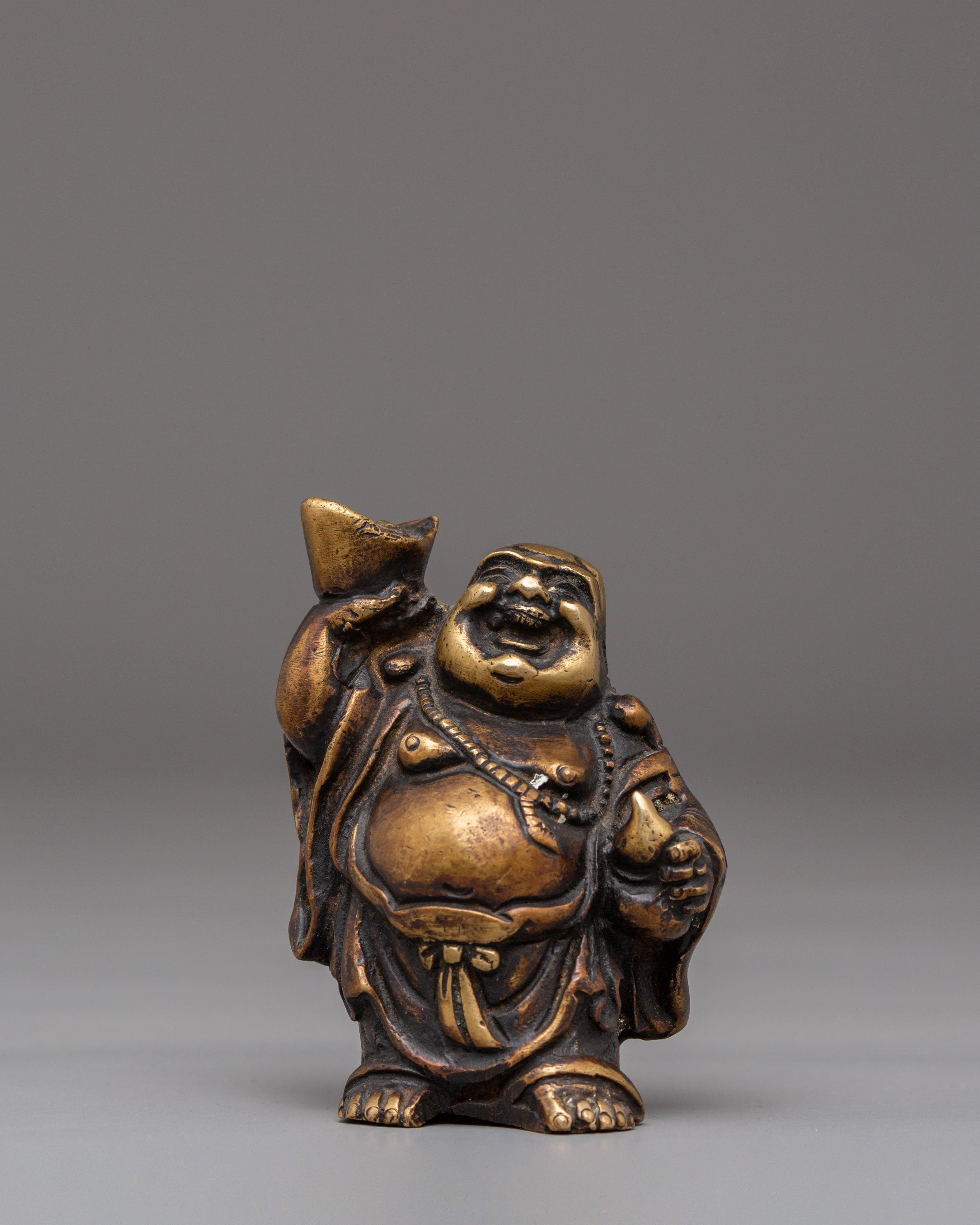 Handcrafted Laughing Buddha Set
