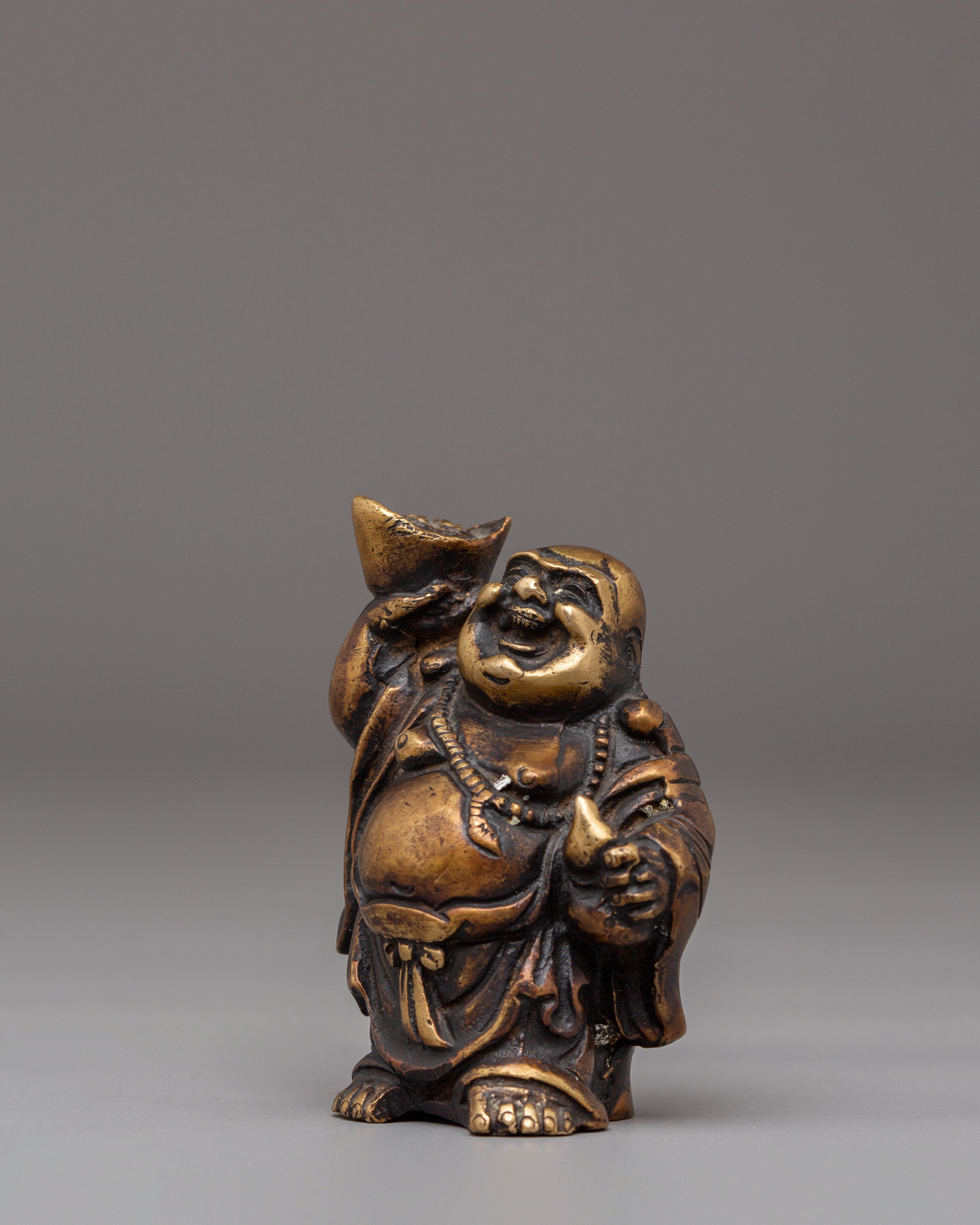 Handcrafted Laughing Buddha Set