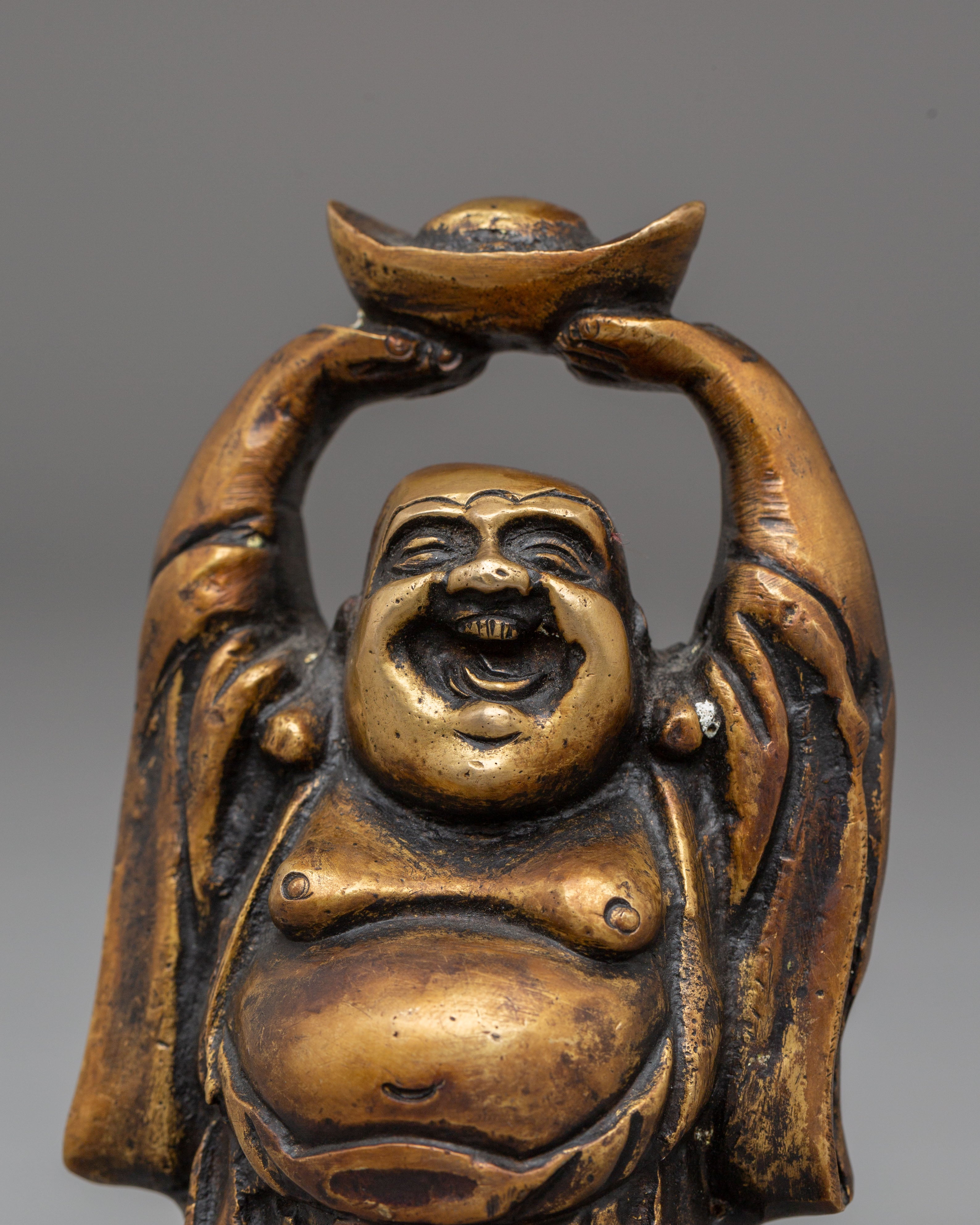 Handcrafted Laughing Buddha Set